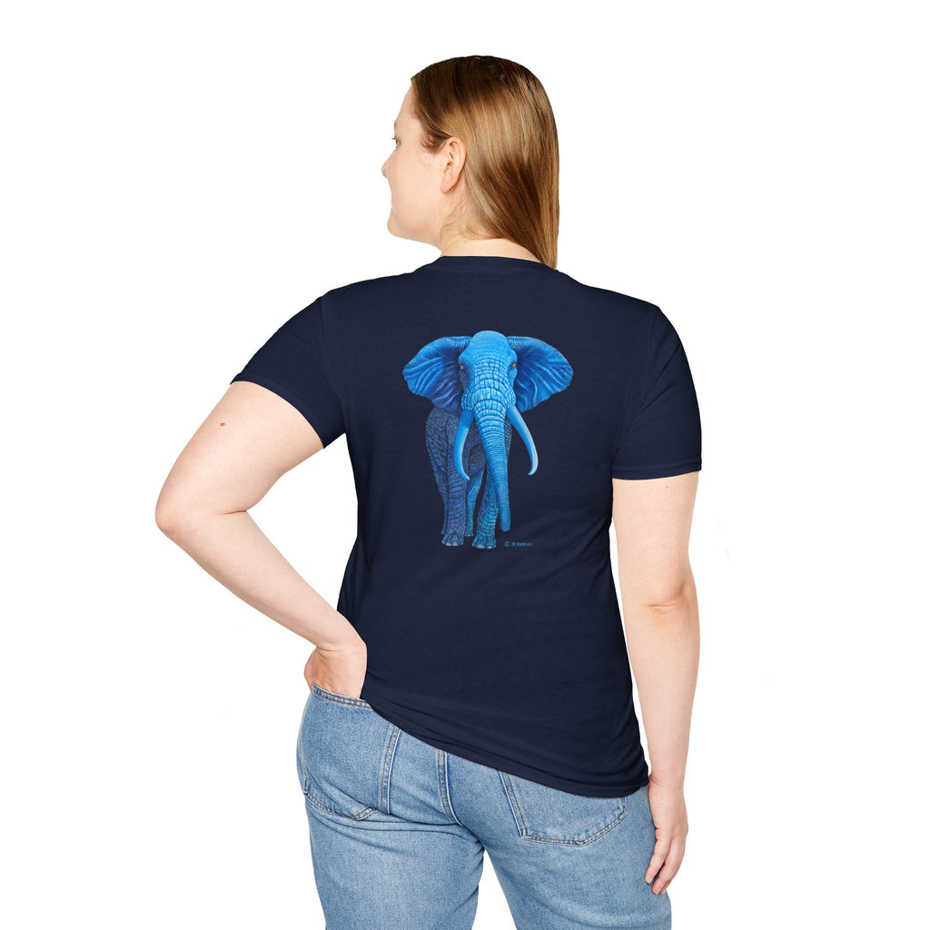 Safari Blue Elephant T-Shirt