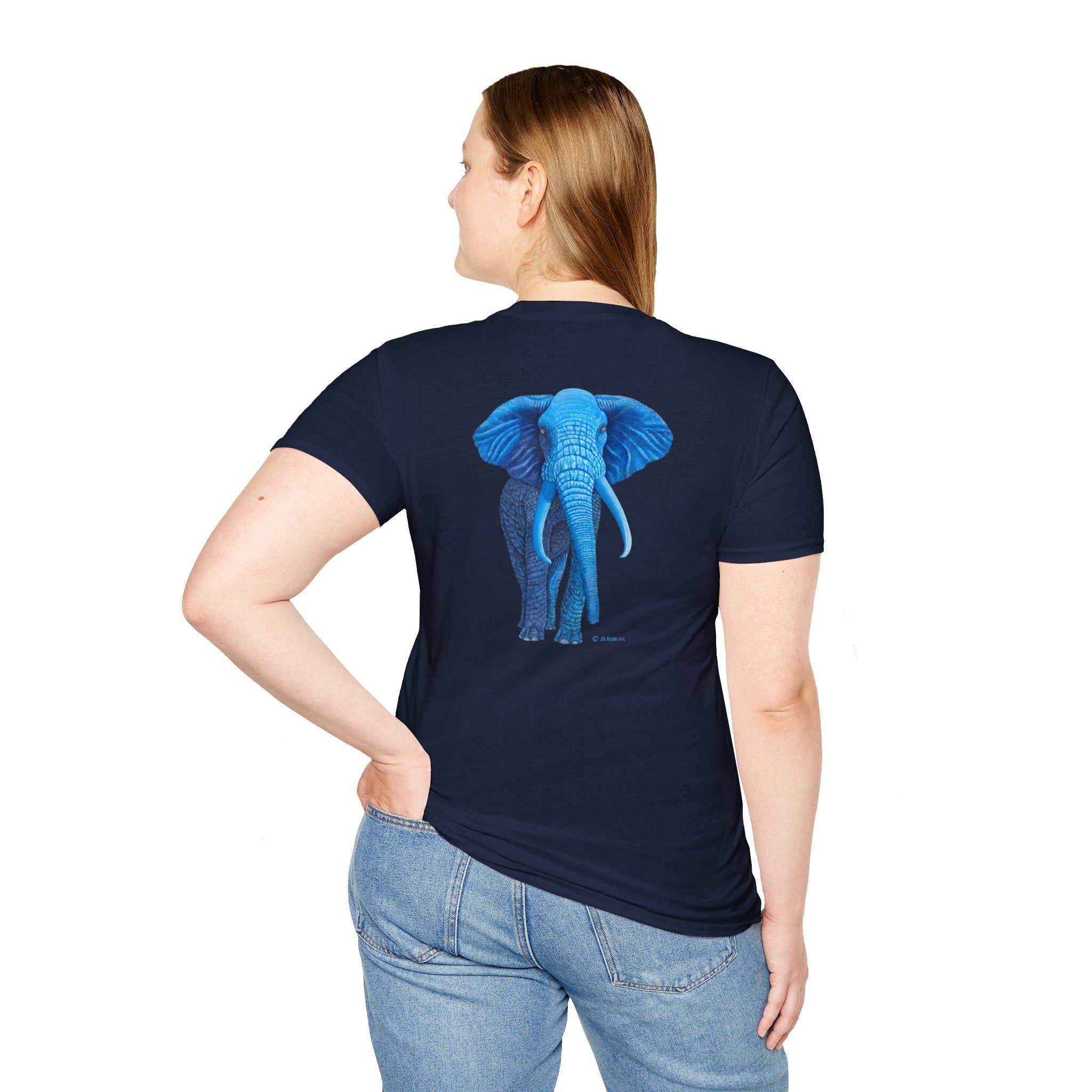 Safari Blue Elephant T-Shirt