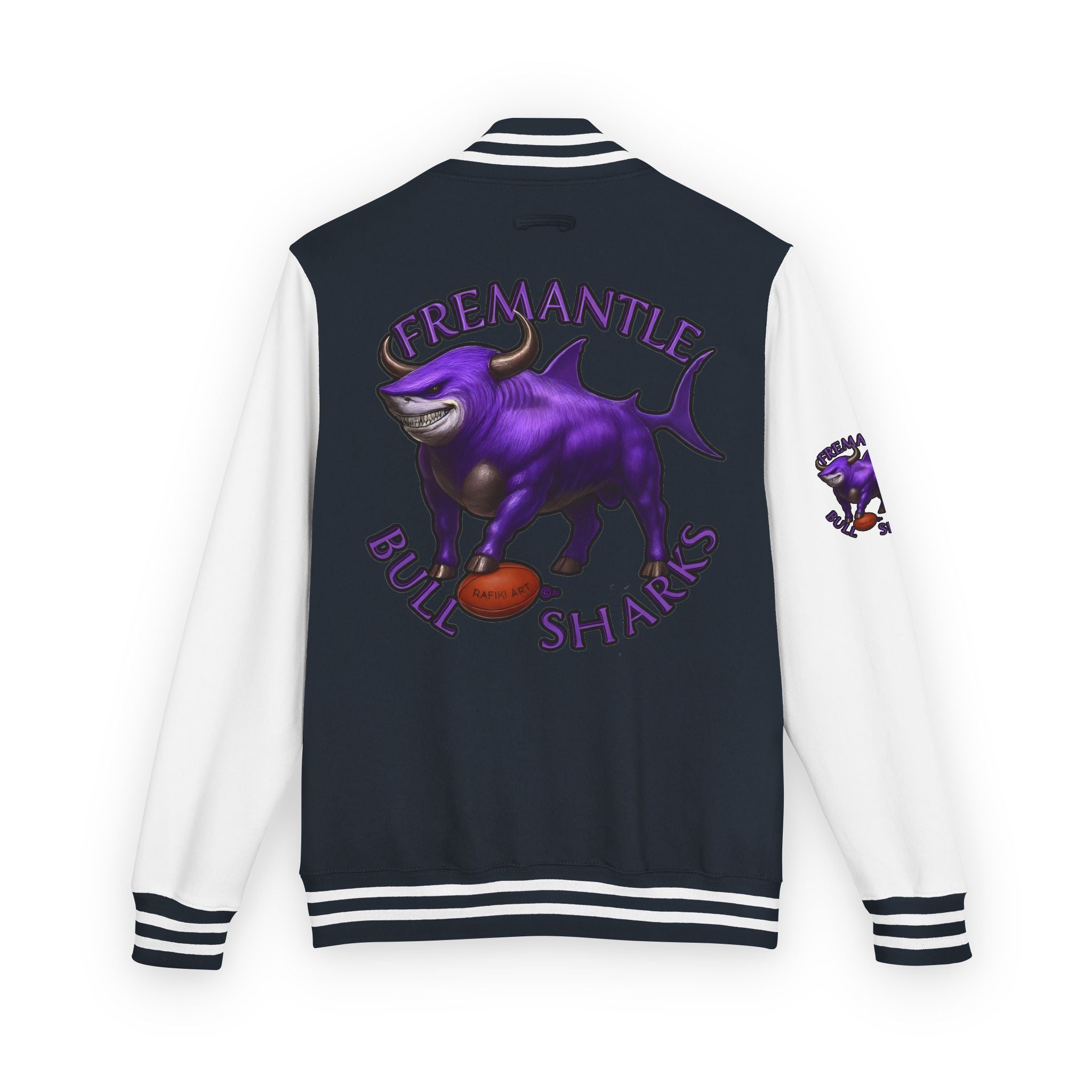 A Fremantle Bull Sharks Letterman Jacket
