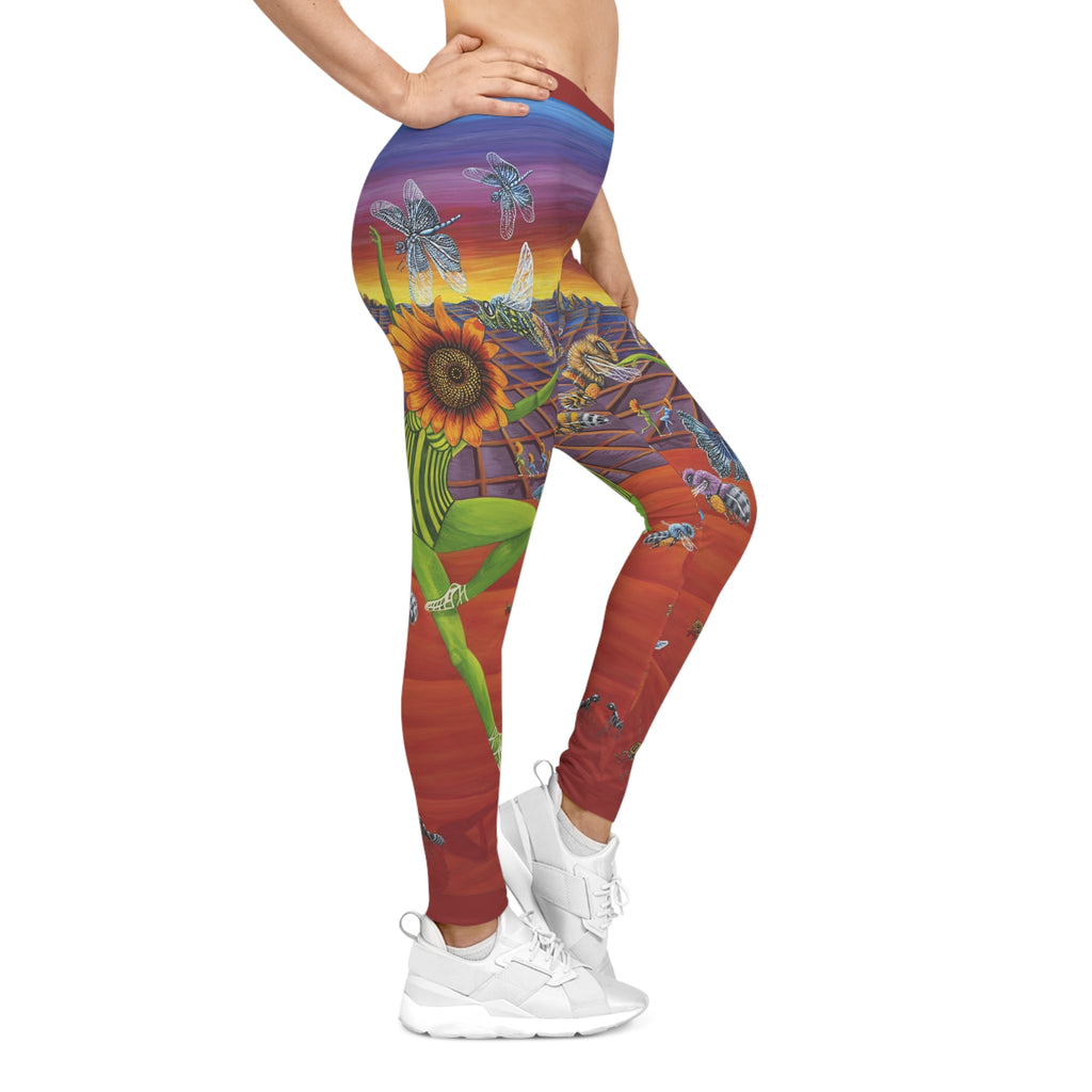 Honey bee Yoga Leggings — Women's Casual Leggings