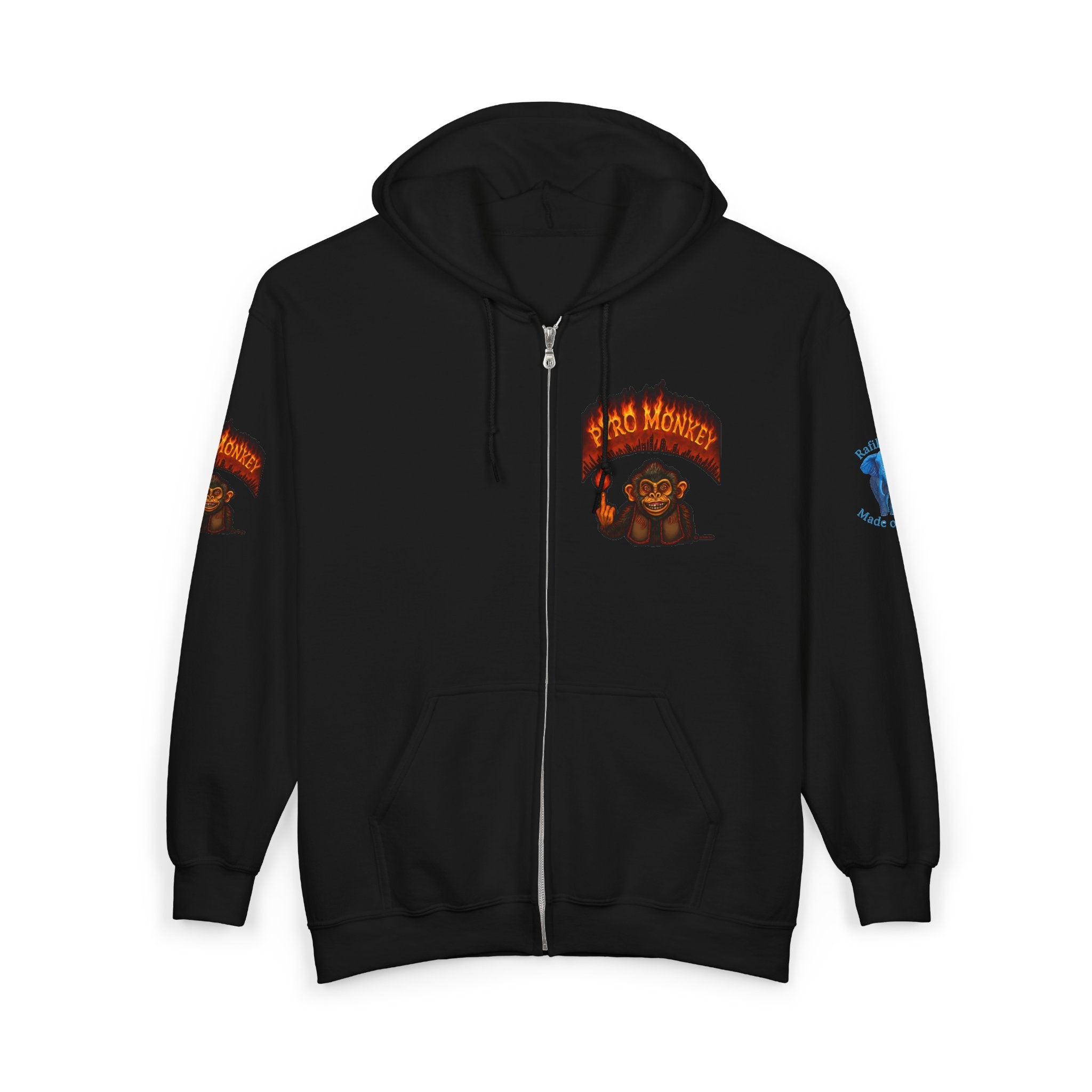Pyro Monkey Zip Hoodie
