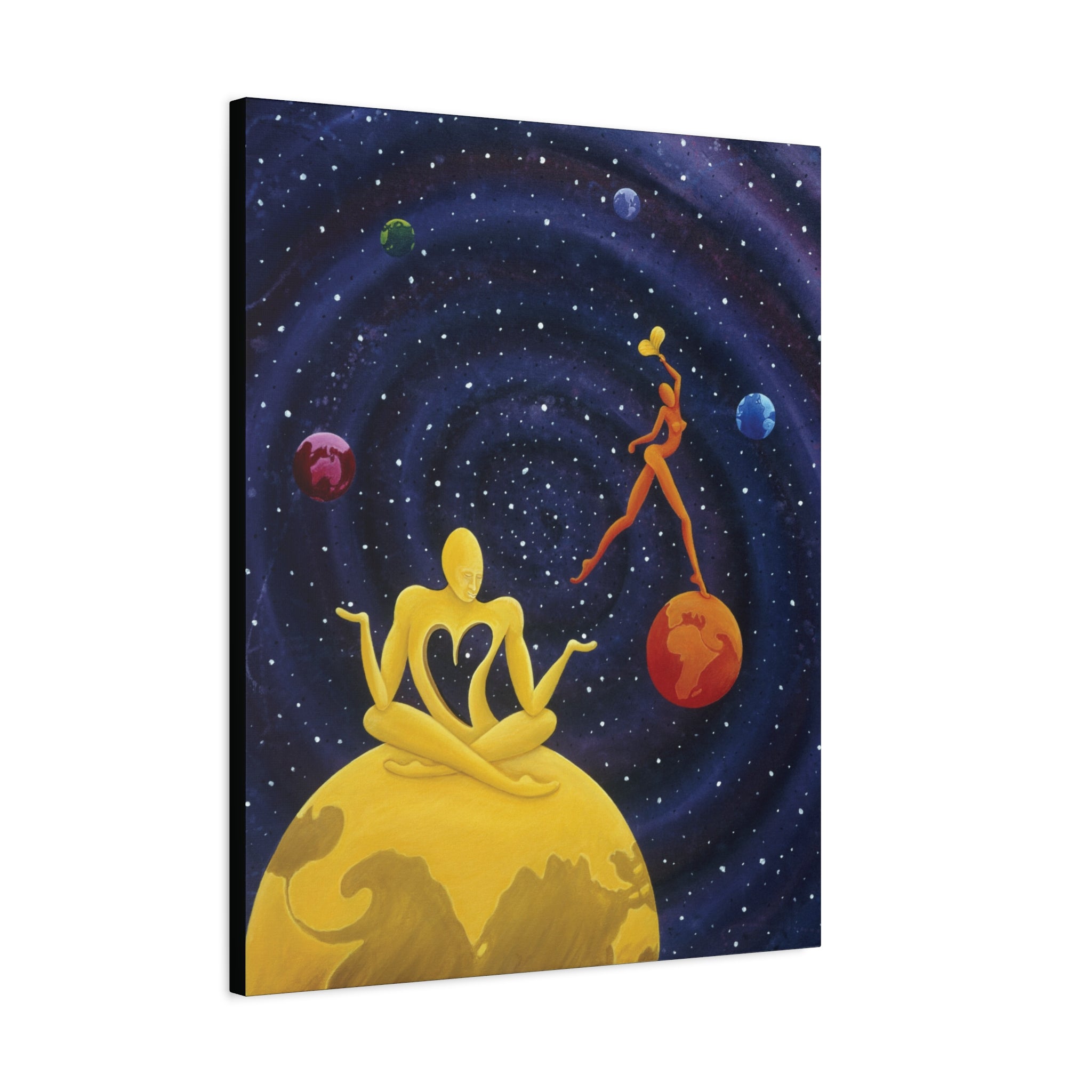 The Lover's. Worlds Apart. Stretched Canvas print