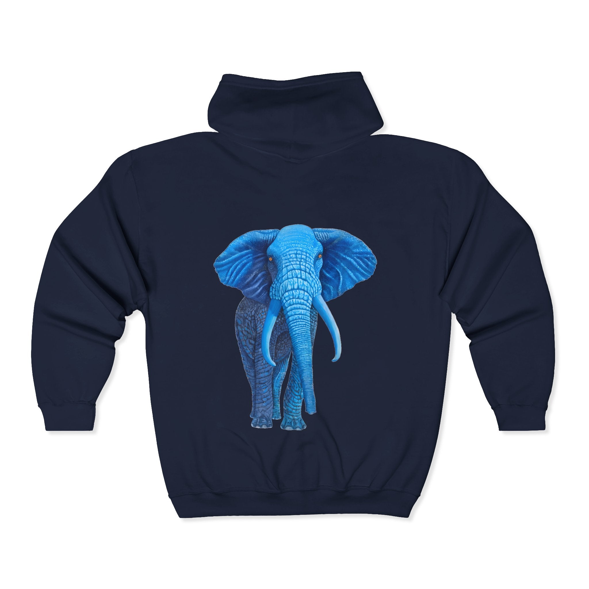 Blue Elephant Full-Zip Hoodie