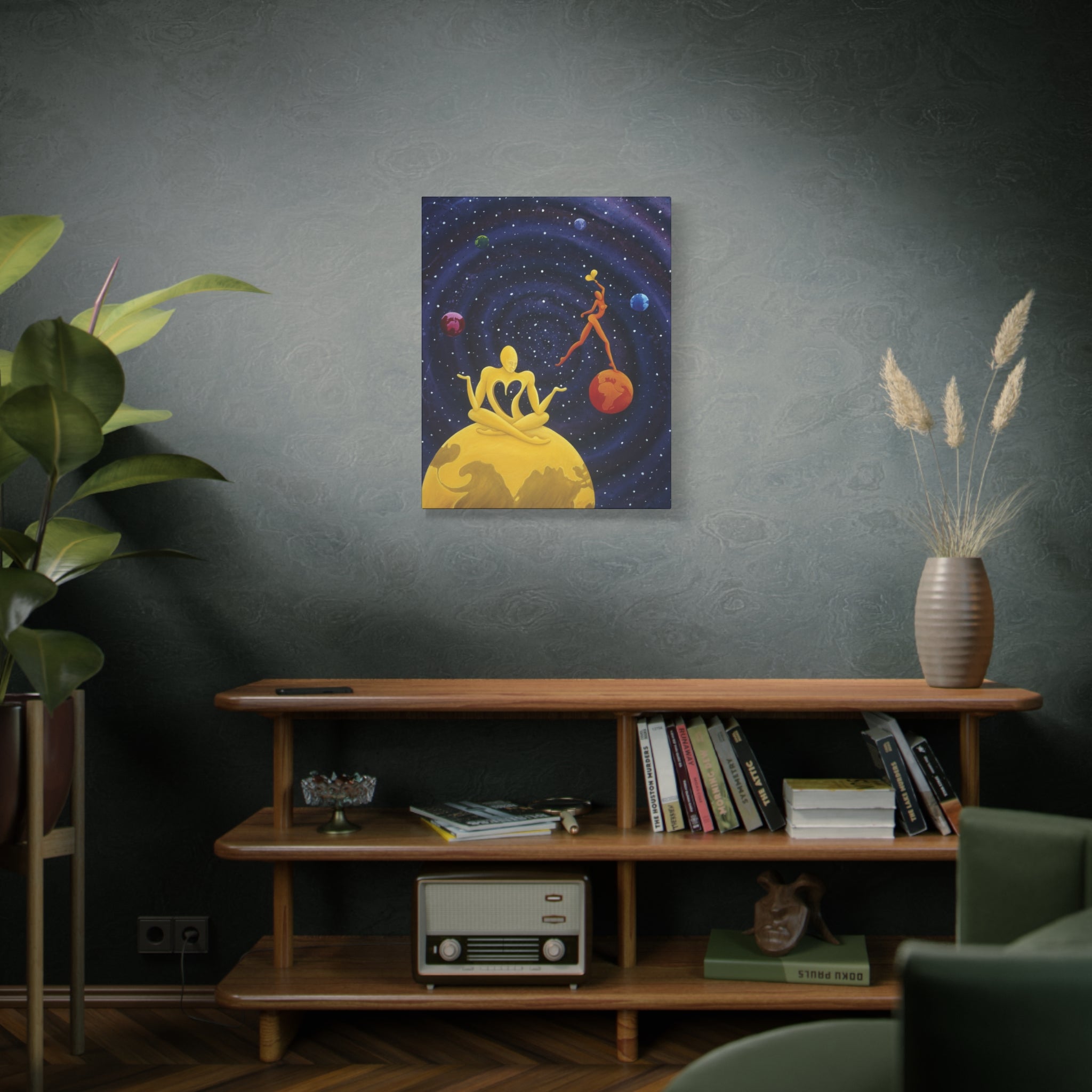 The Lover's. Worlds Apart. Stretched Canvas print
