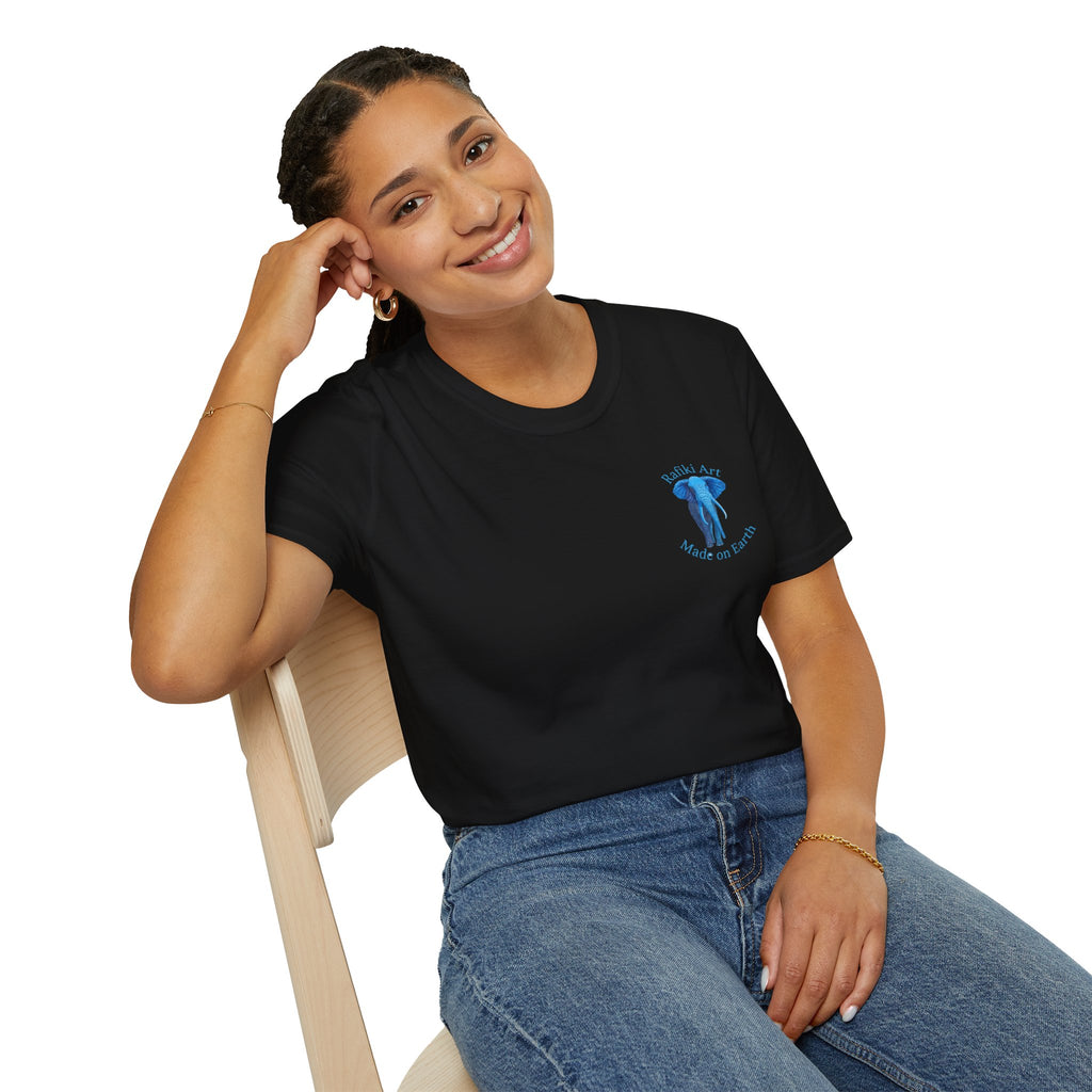 Safari Blue Elephant T-Shirt