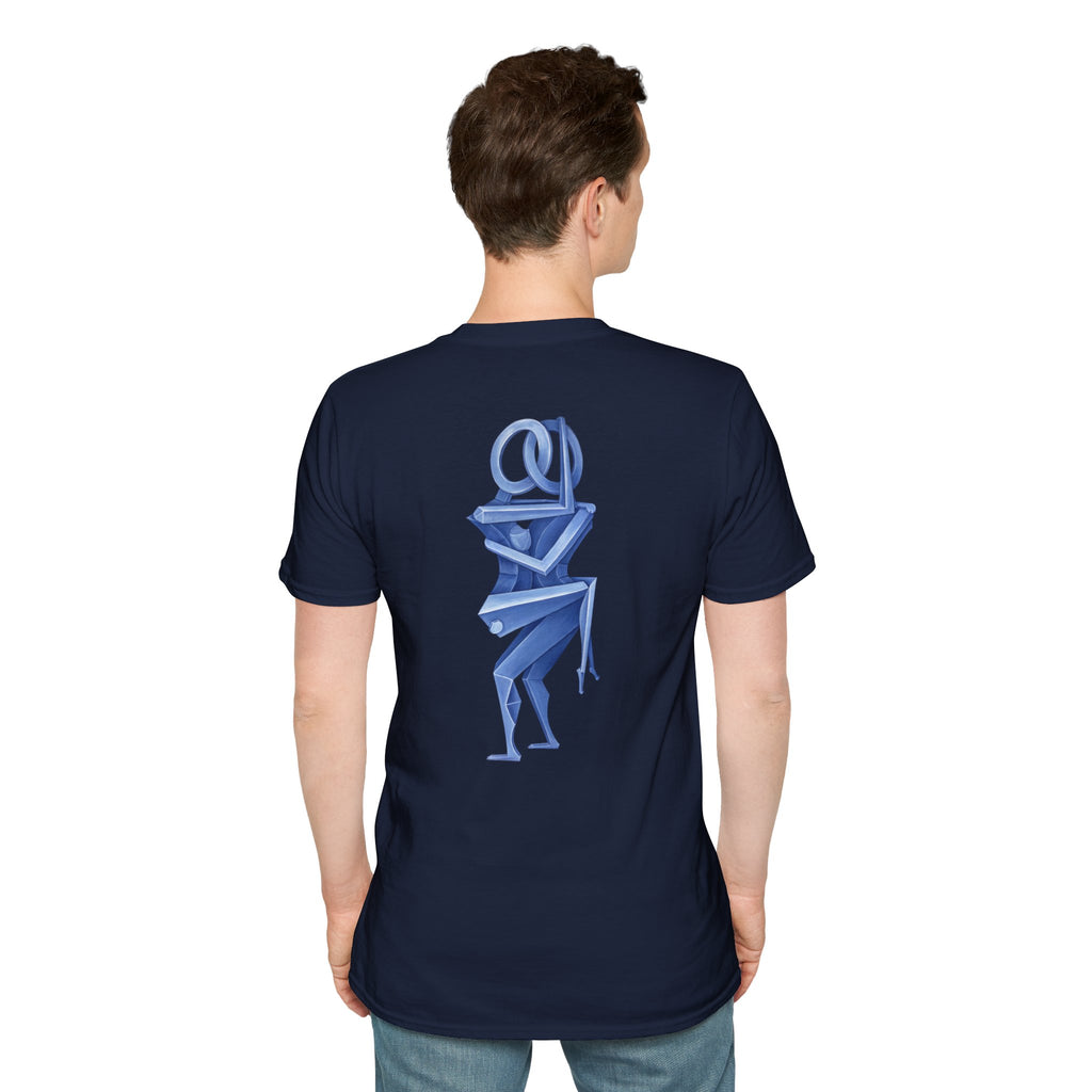 Blue Lovers Art Print T-Shirt