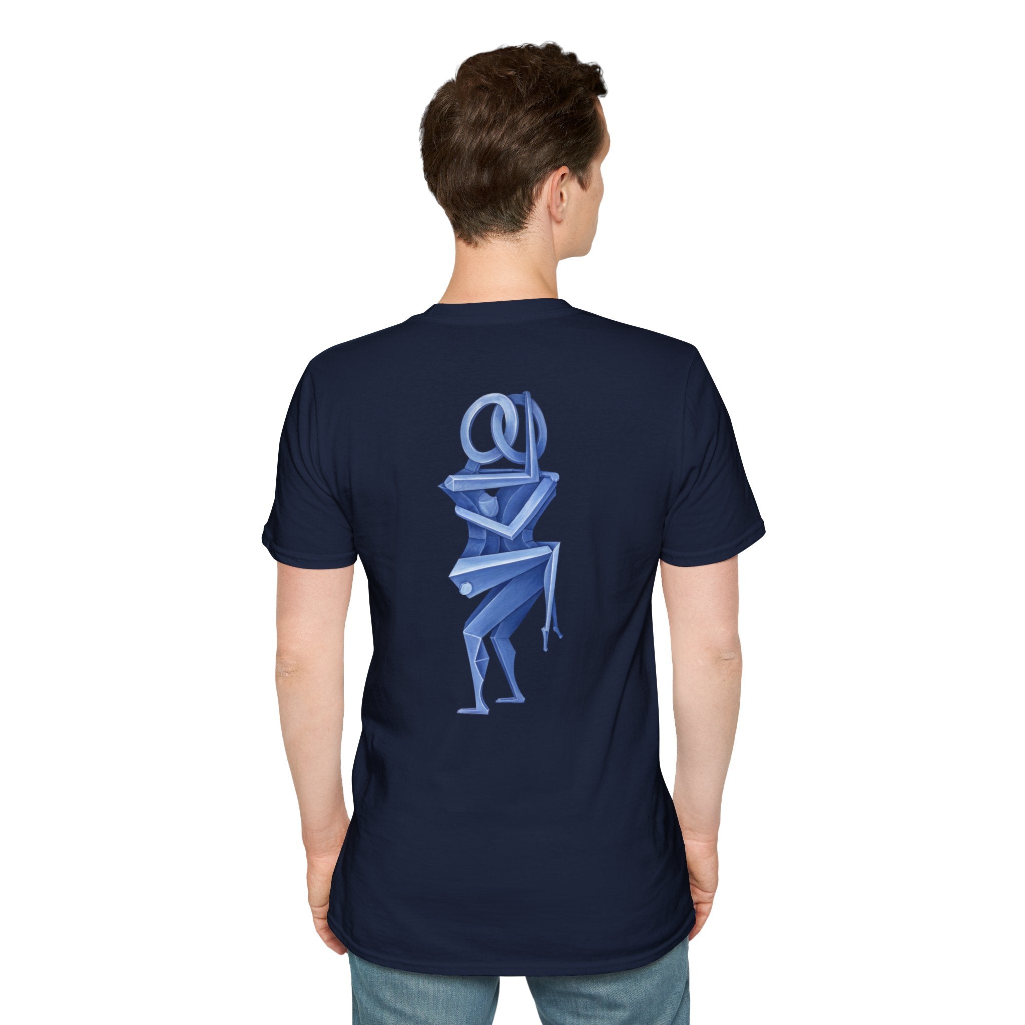 Blue Lovers Art Print T-Shirt