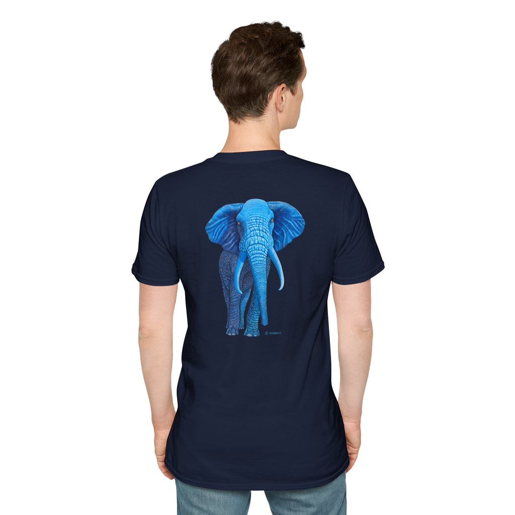 Safari Blue Elephant T-Shirt