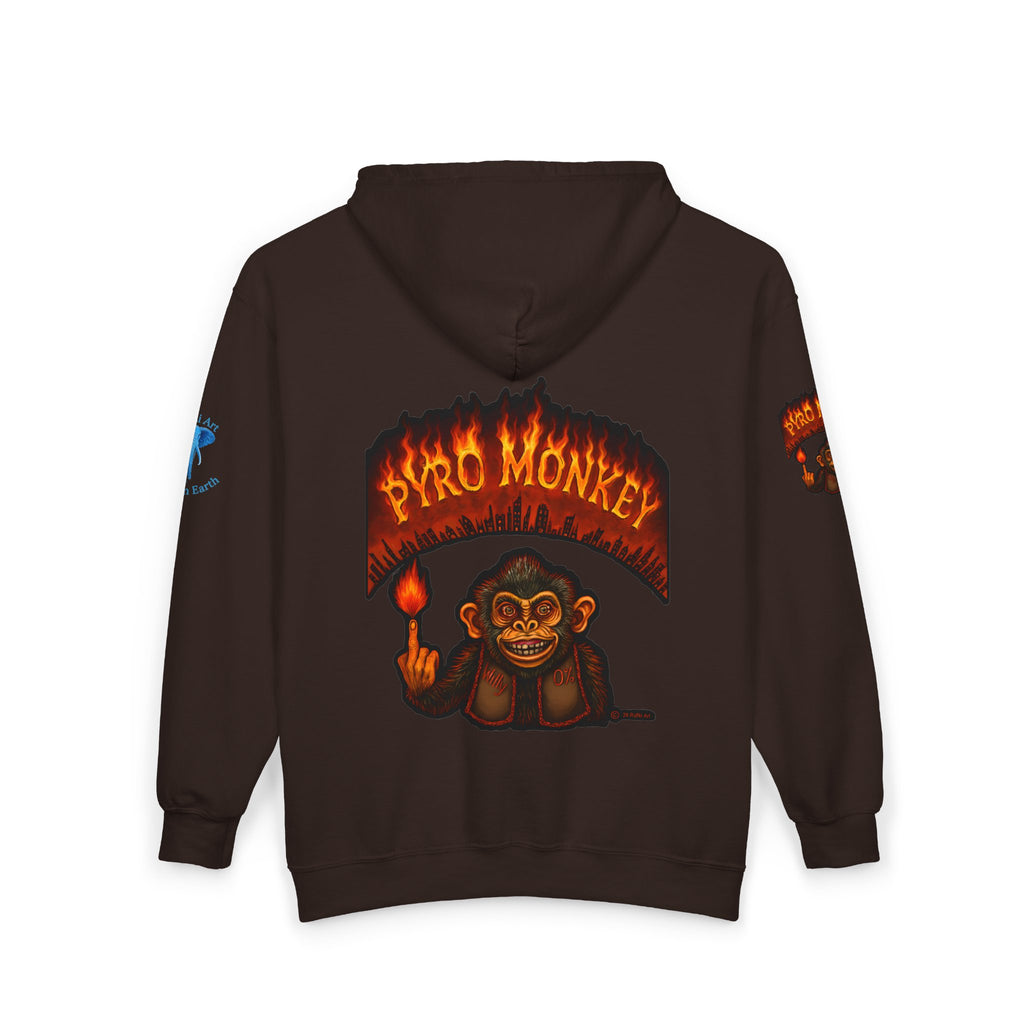 Pyro Monkey Zip Hoodie
