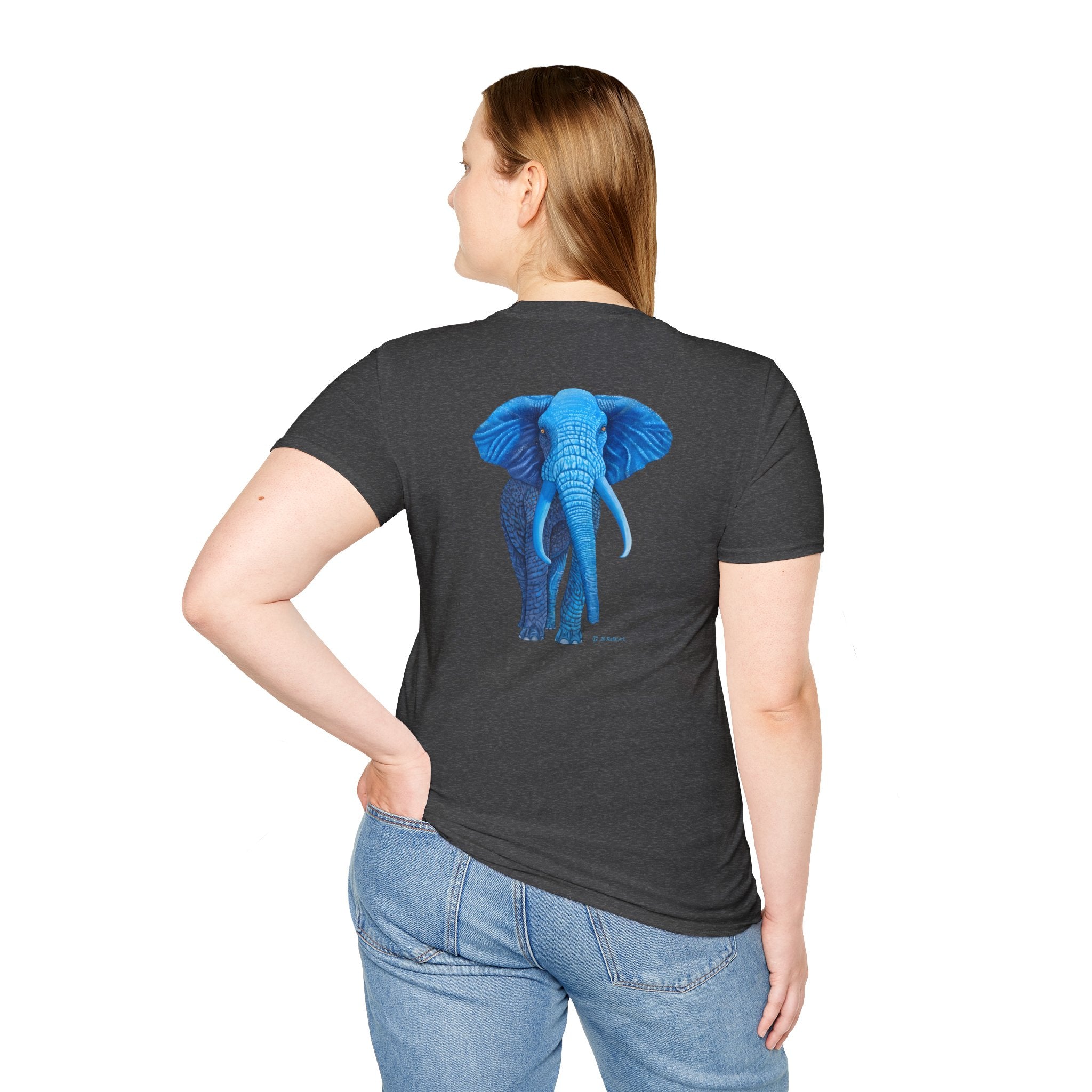 Safari Blue Elephant T-Shirt