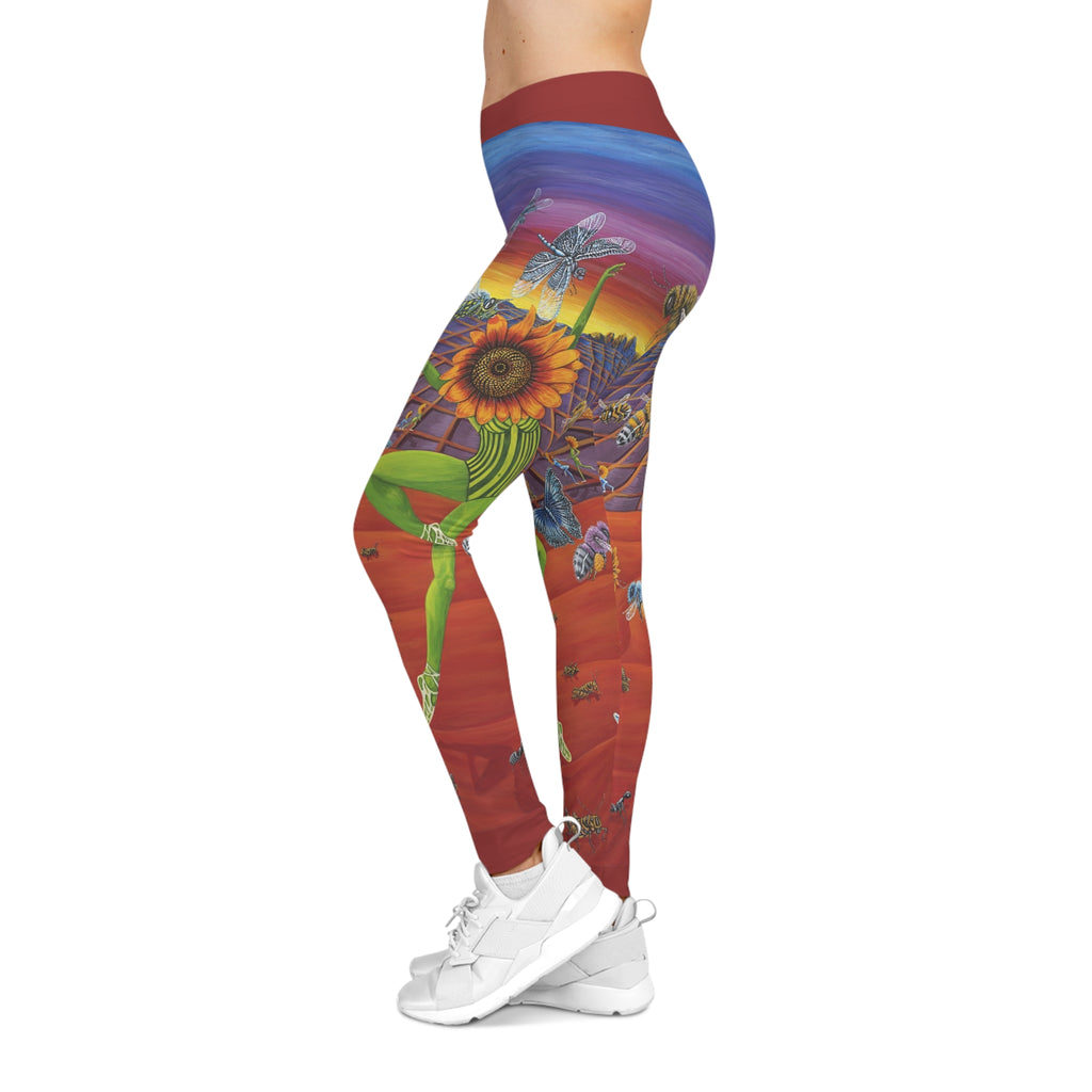 Honey bee Yoga Leggings — Women's Casual Leggings