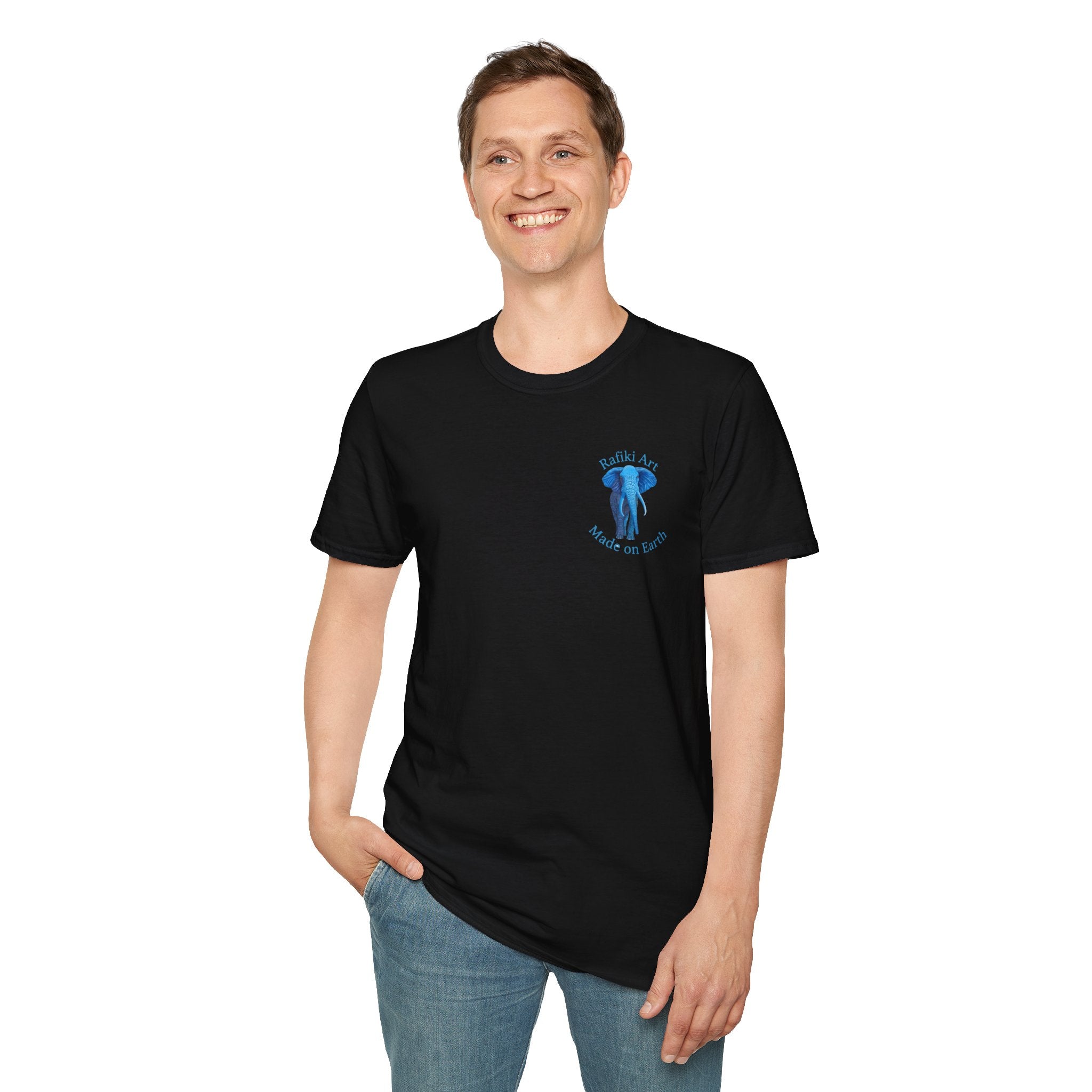 Safari Blue Elephant T-Shirt