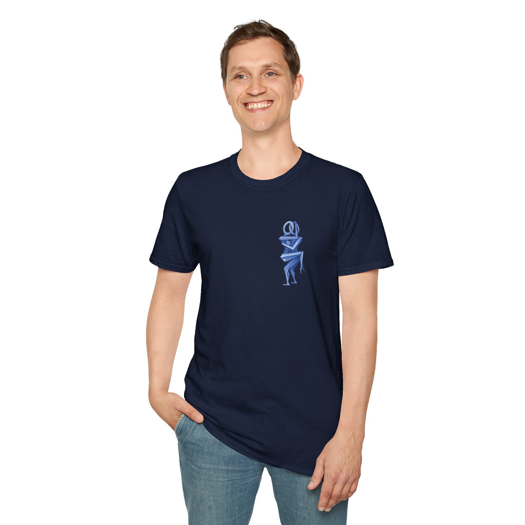 Blue Lovers Art Print T-Shirt