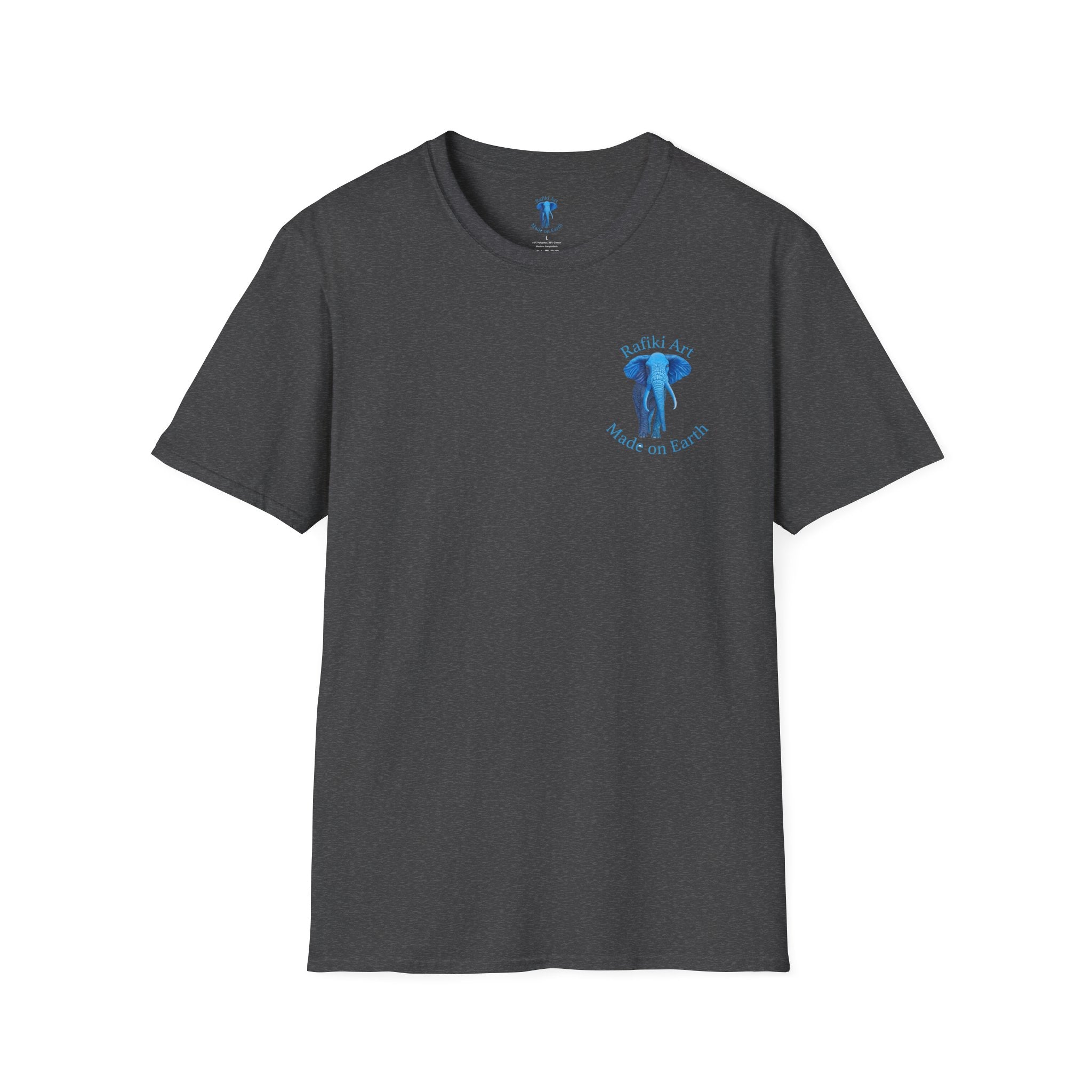 1A. Safari Blue Elephant T-Shirt