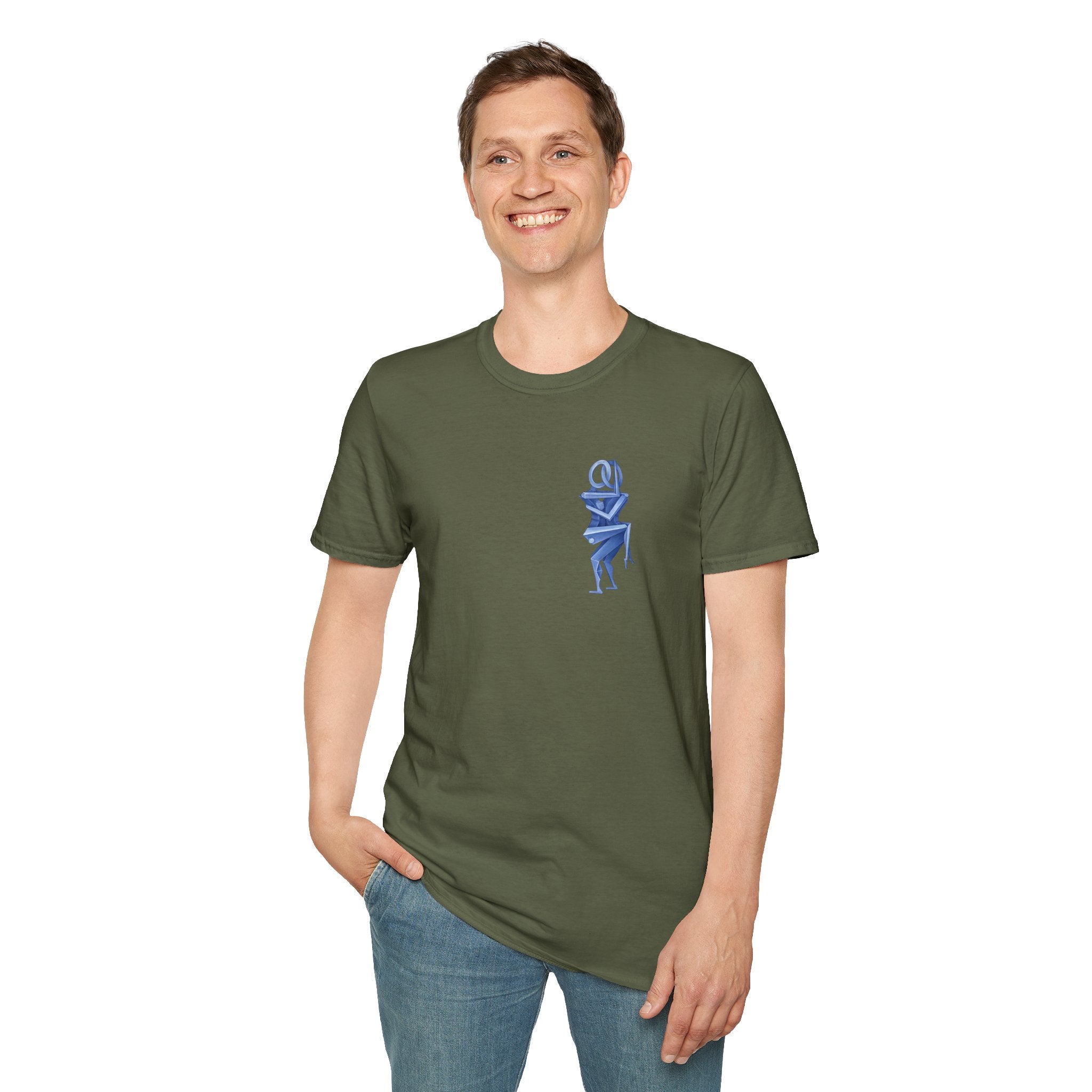 Blue Lovers Art Print T-Shirt