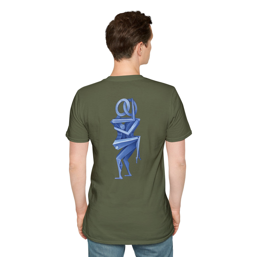 Blue Lovers Art Print T-Shirt