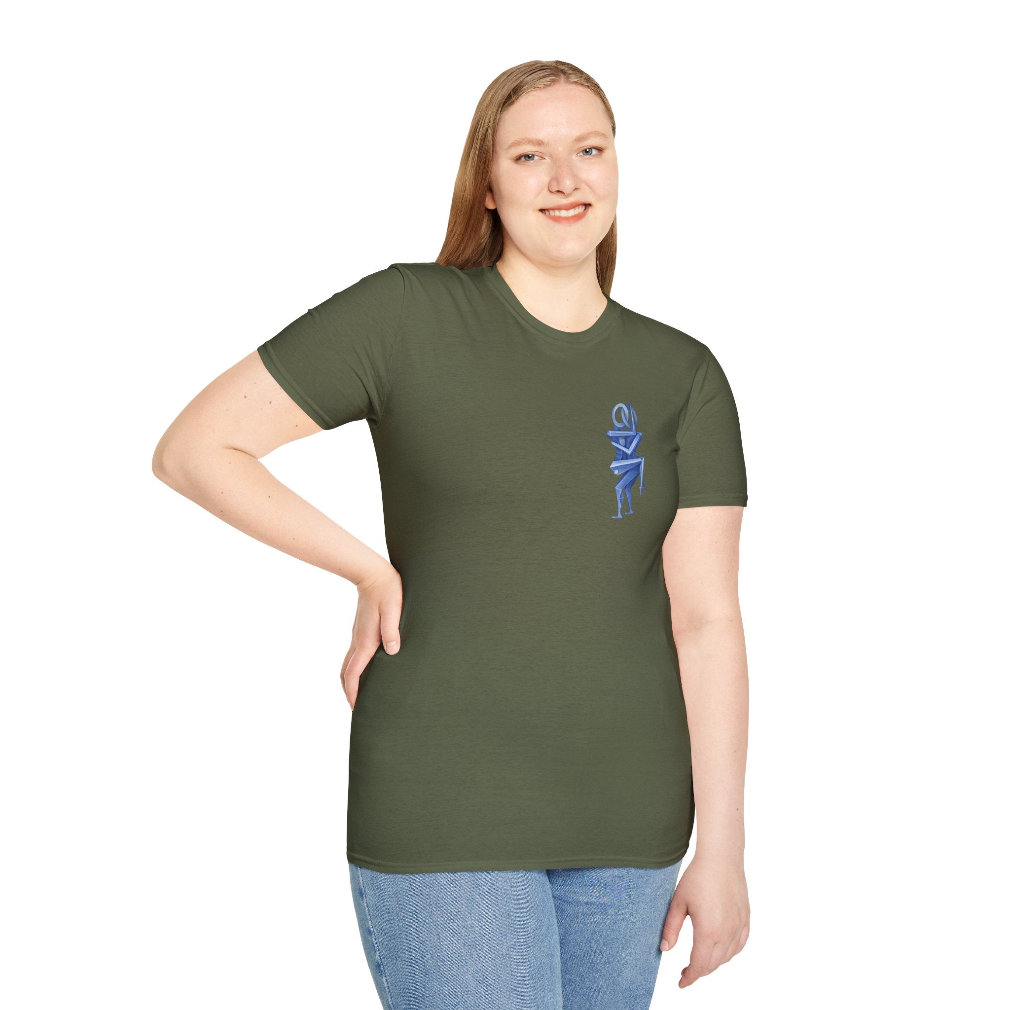 Blue Lovers Art Print T-Shirt