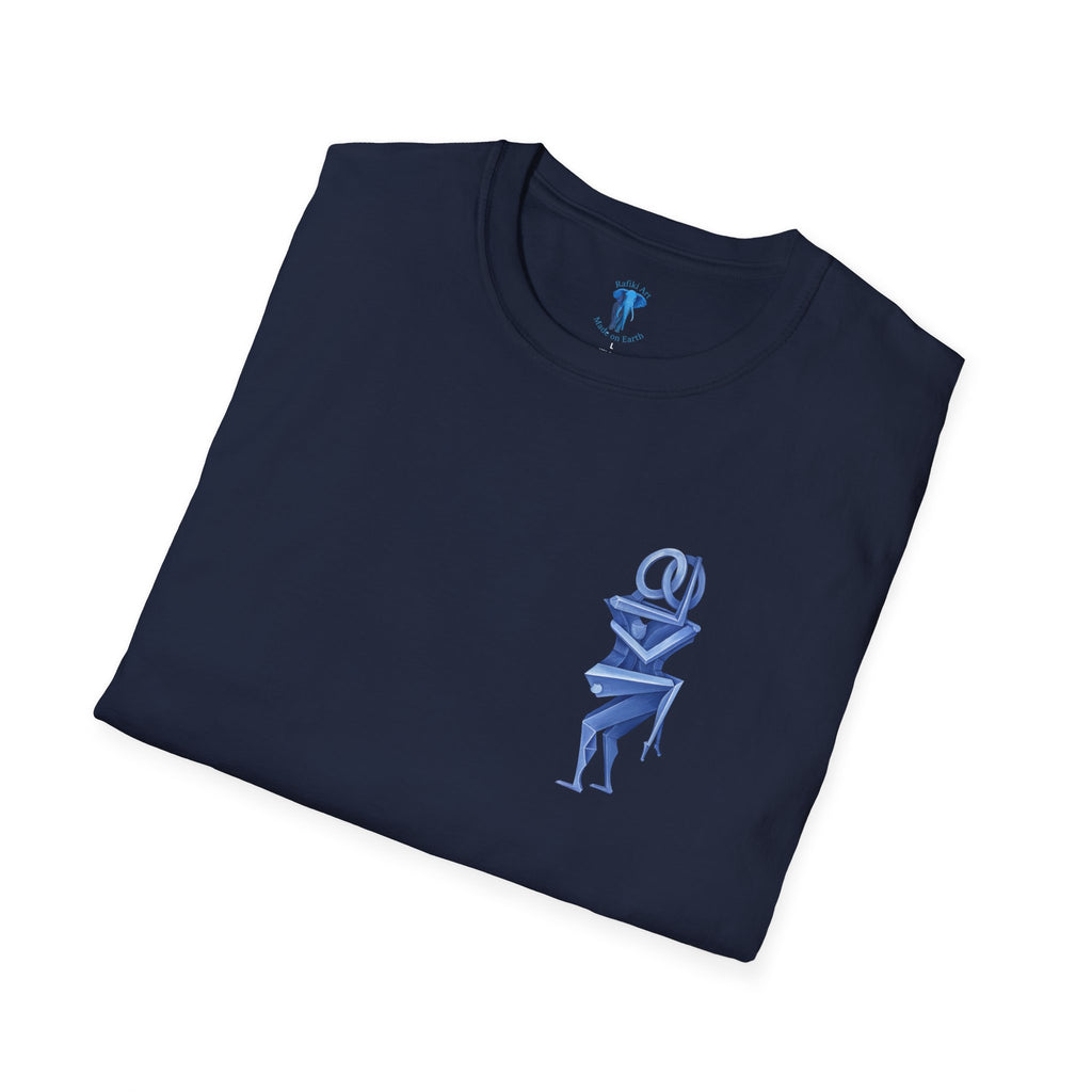 Blue Lovers Art Print T-Shirt