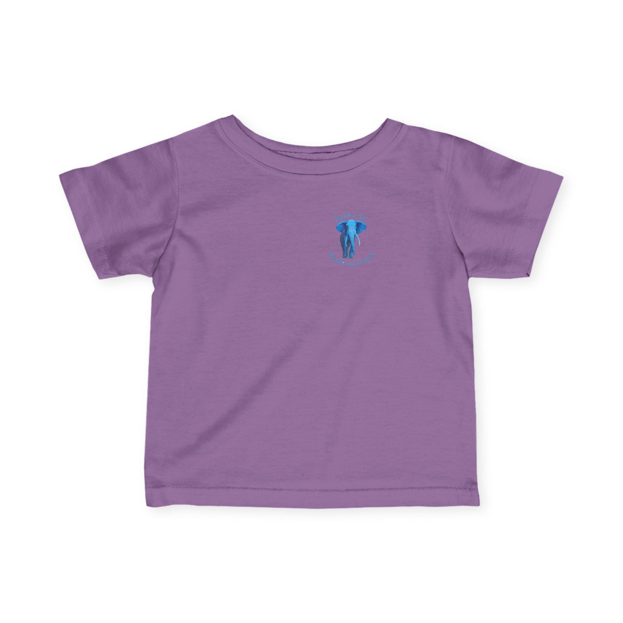 Blue Safari Elephant Infant Tee