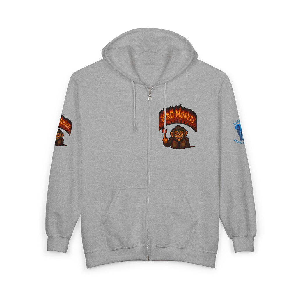 Pyro Monkey Zip Hoodie