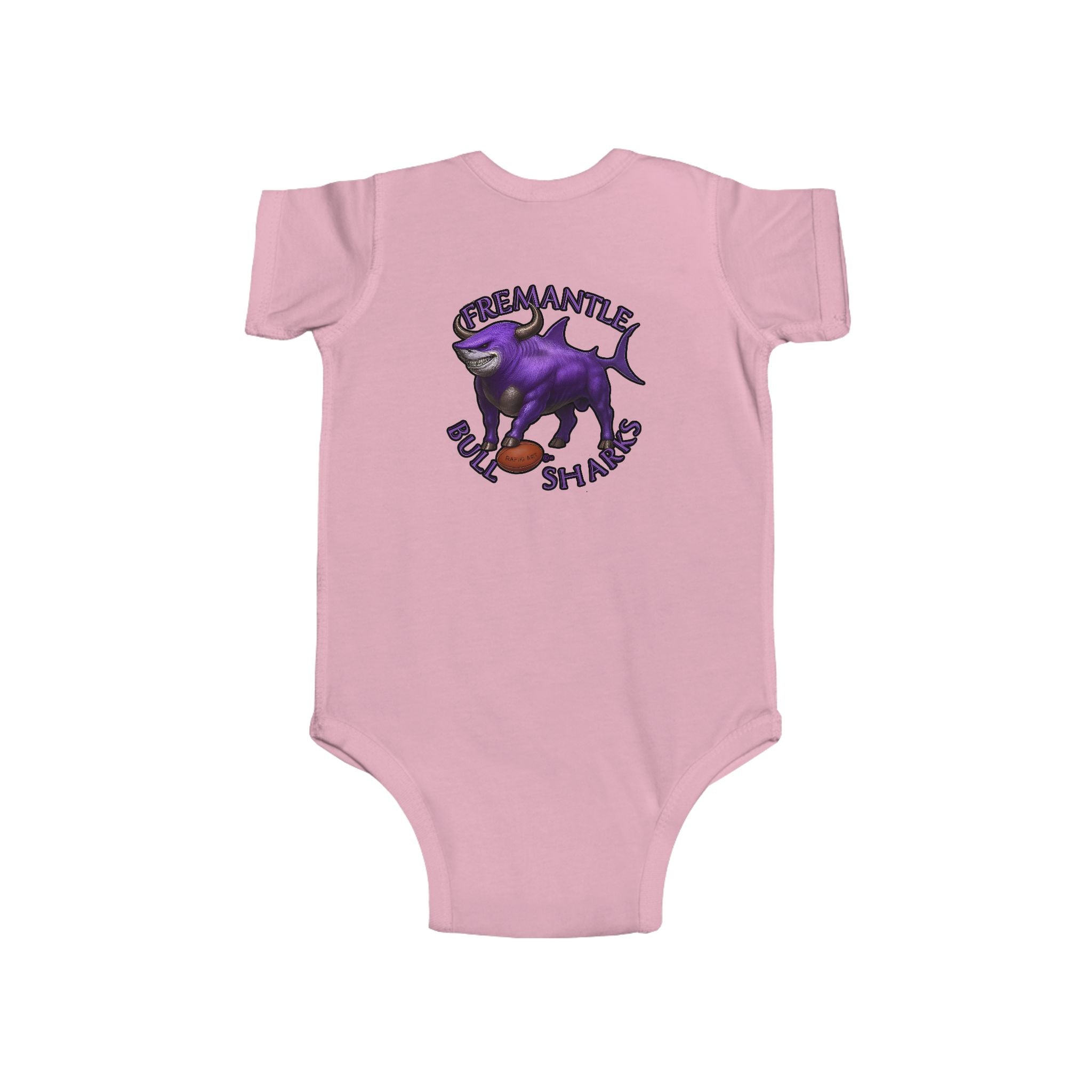 Kids Infant Bodysuit — Fremantle Bull sharks Baby Onesie