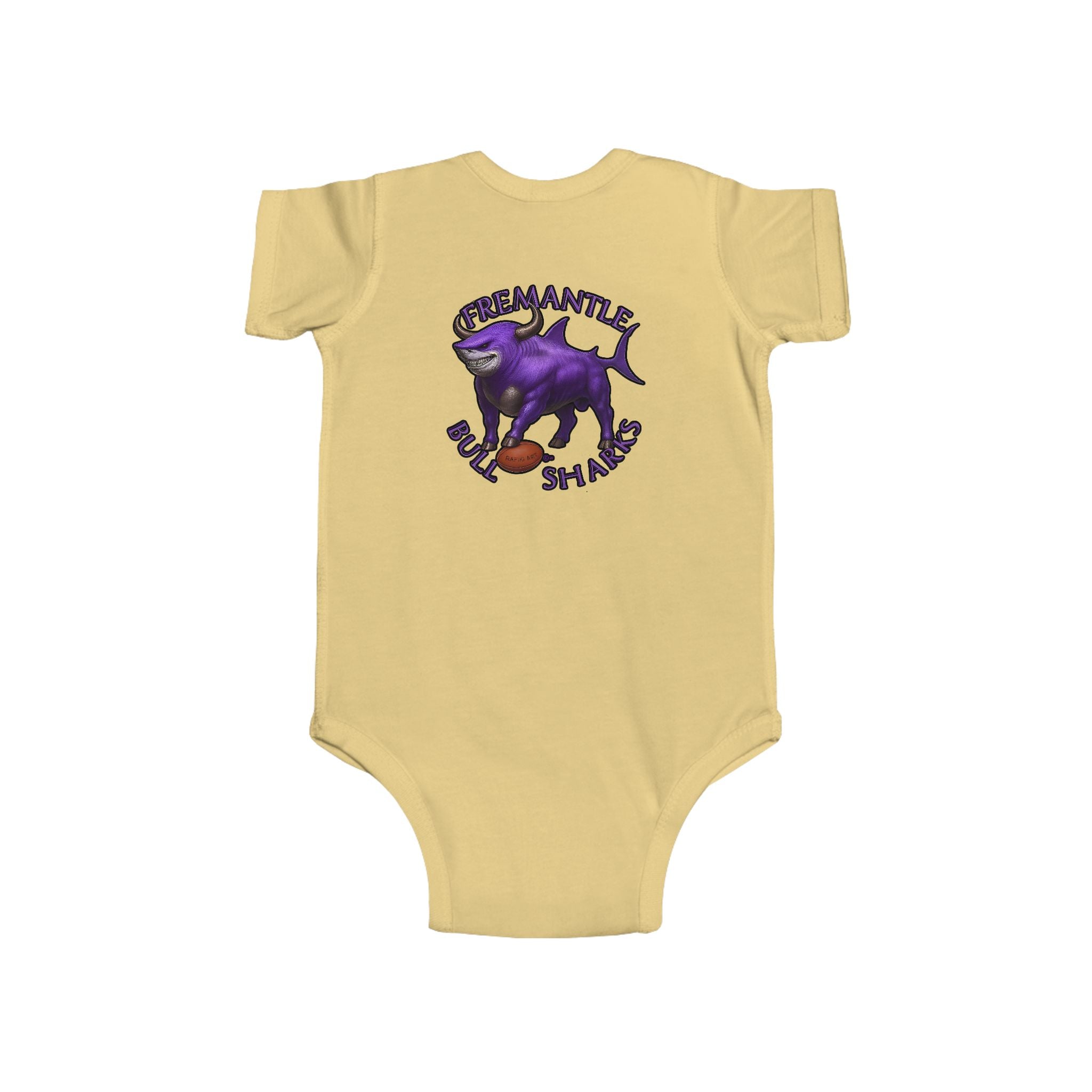 Kids Infant Bodysuit — Fremantle Bull sharks Baby Onesie
