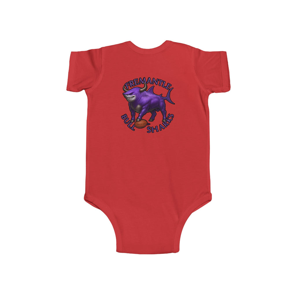 Kids Infant Bodysuit — Fremantle Bull sharks Baby Onesie