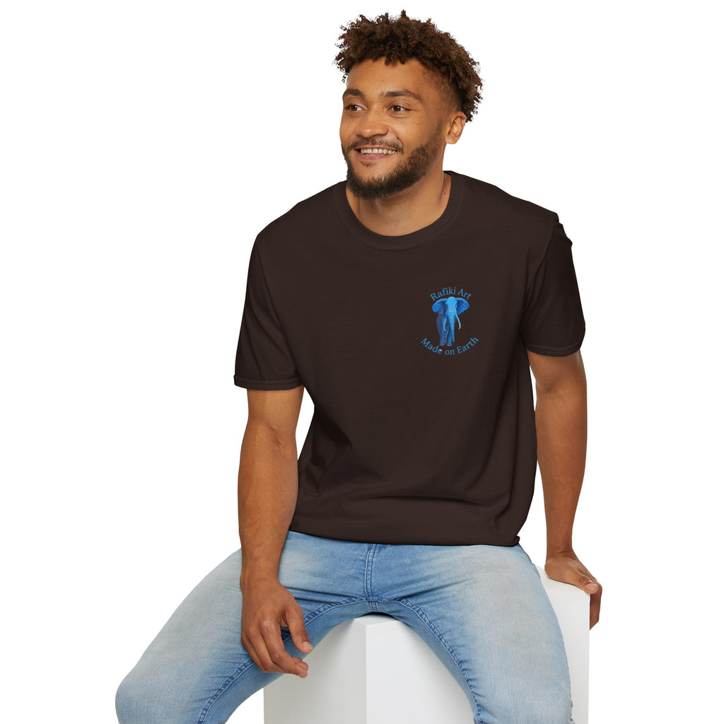 Safari Blue Elephant T-Shirt