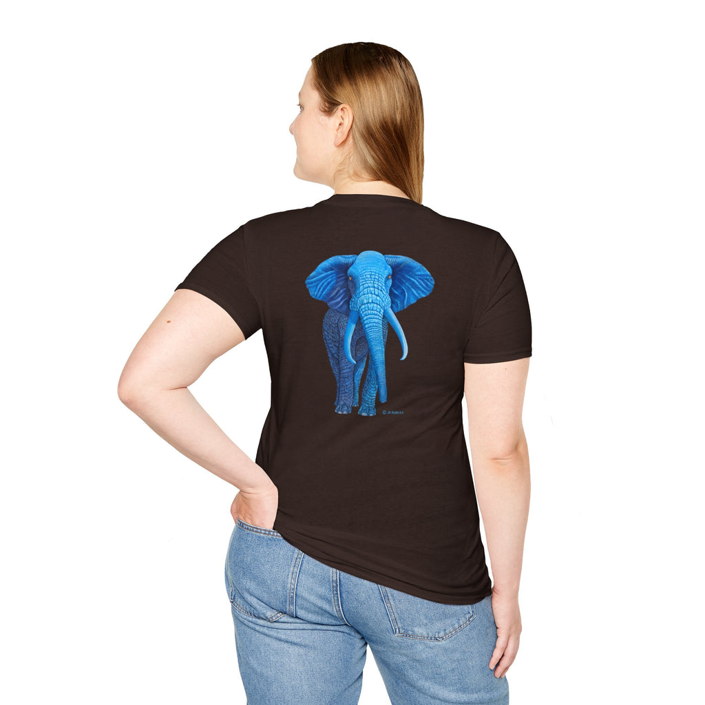 Safari Blue Elephant T-Shirt