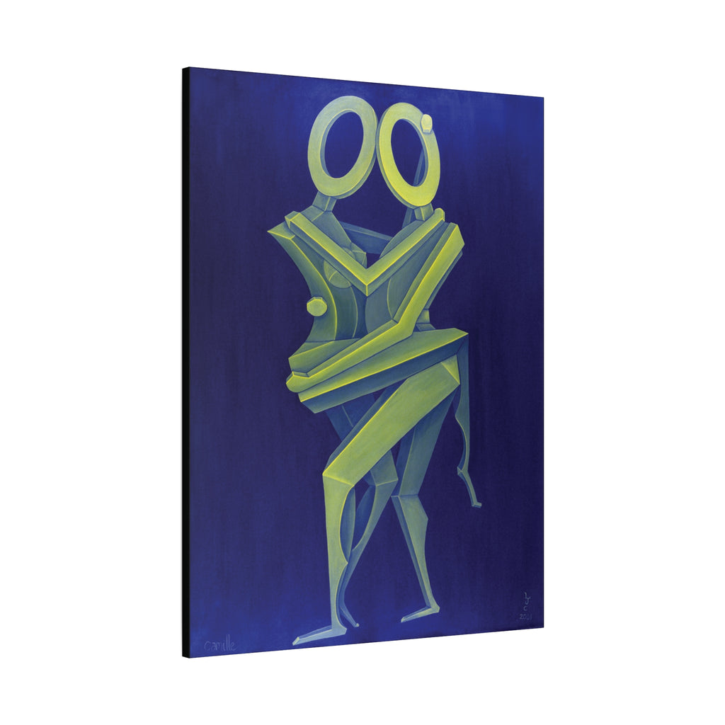 The Lovers Lovers Stretched Canvas Print