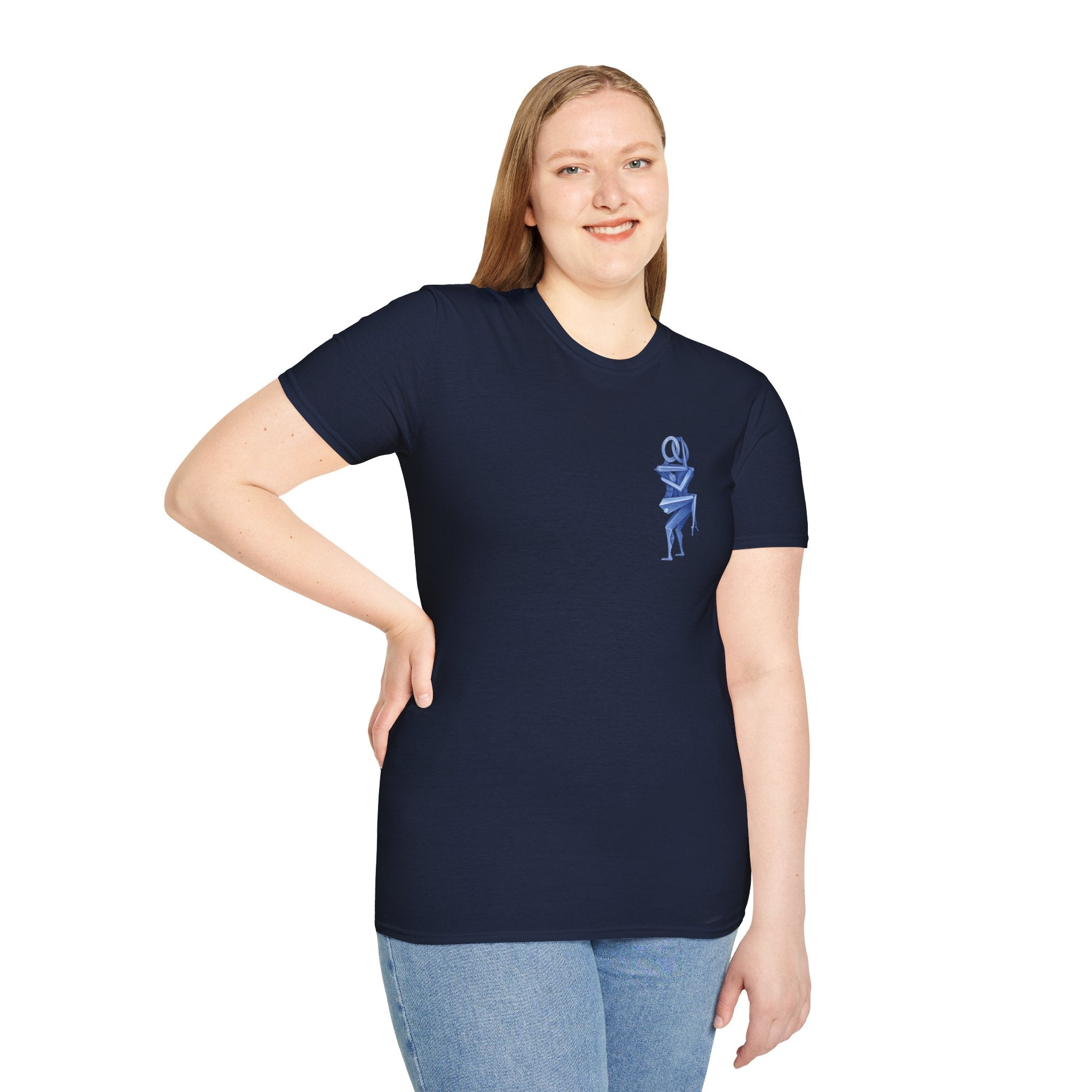 Blue Lovers Art Print T-Shirt
