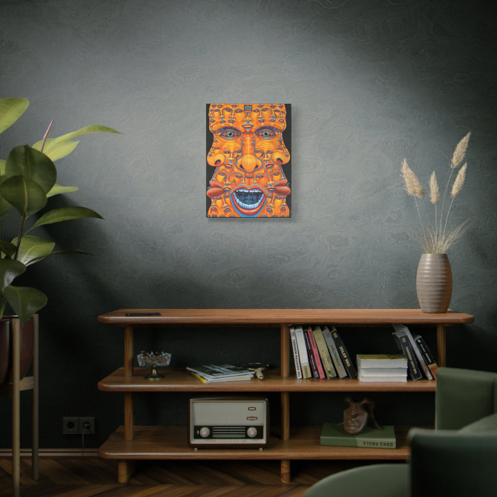 Trying to escape my mind. Stretched Canvas Print — LJ Camille Art
