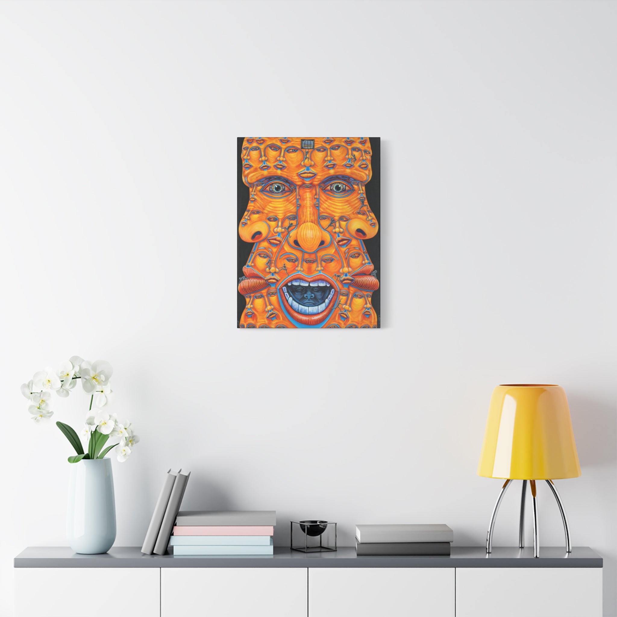 Trying to escape my mind. Stretched Canvas Print — LJ Camille Art