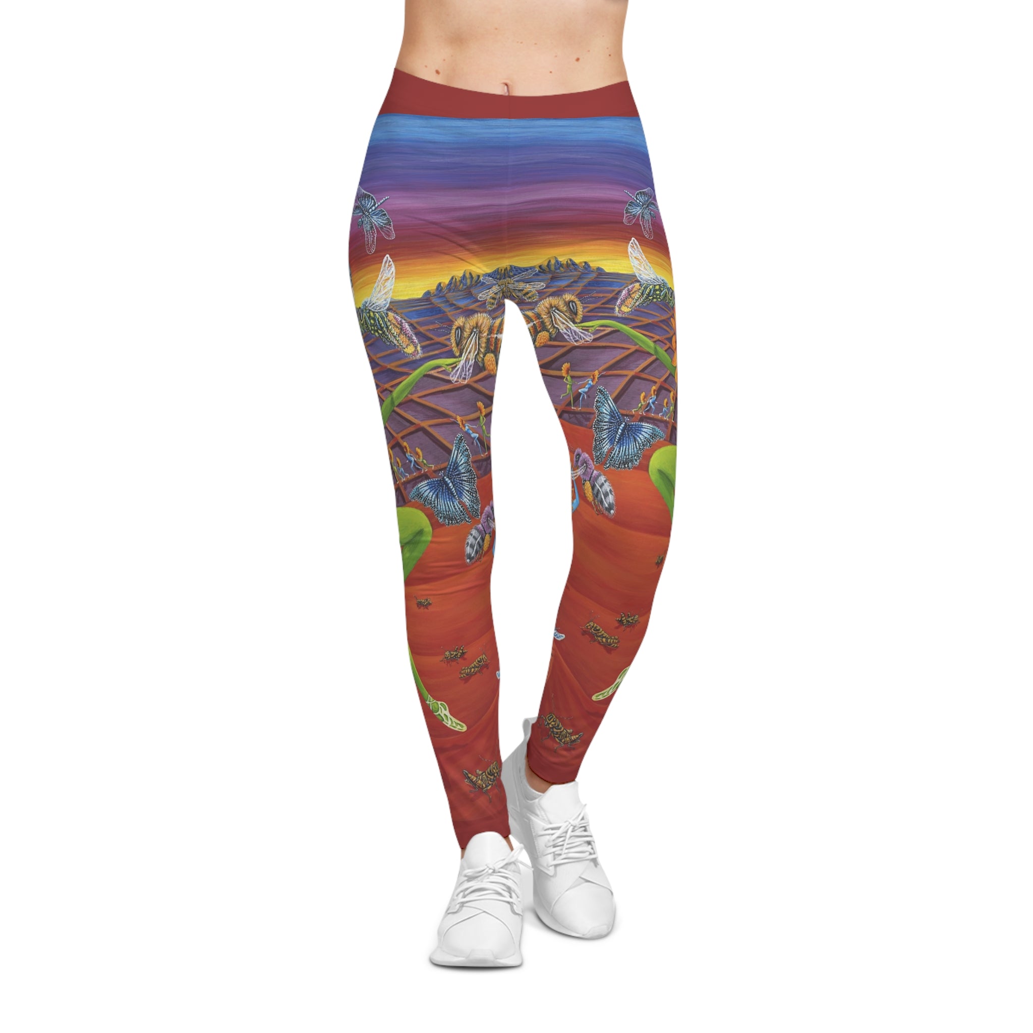 Honey bee Yoga Leggings — Women's Casual Leggings