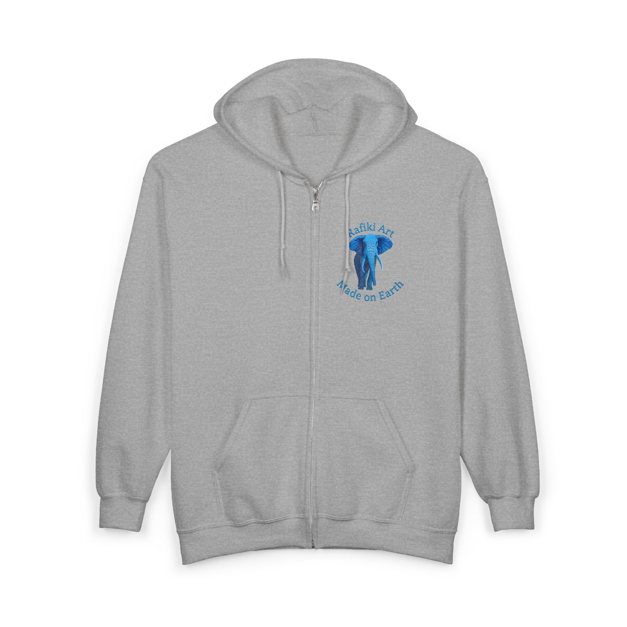 Blue Elephant Full-Zip Hoodie