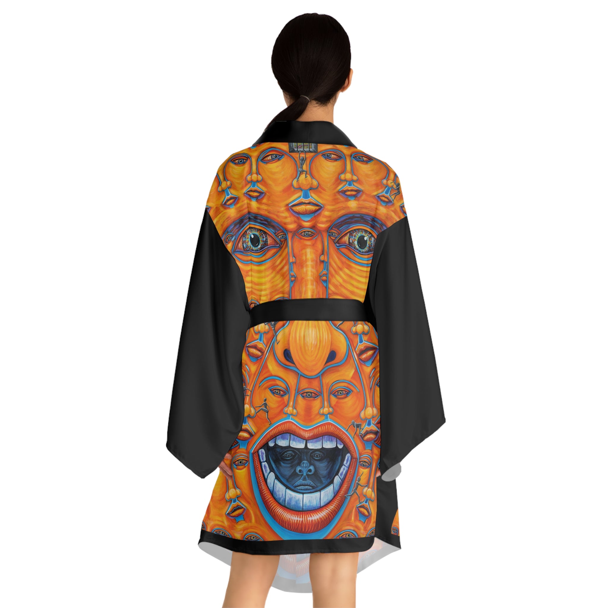Escape My Mind' Long Sleeve Kimono Robe