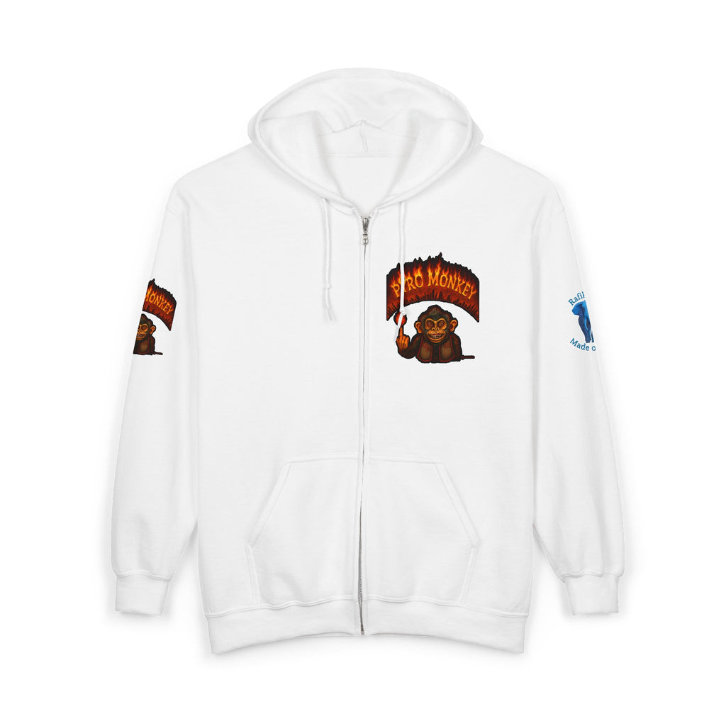 Pyro Monkey Zip Hoodie