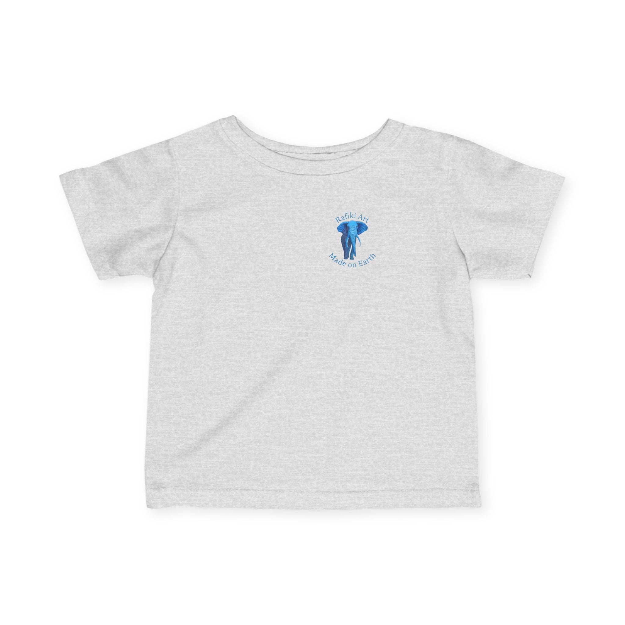 Blue Safari Elephant Infant Tee