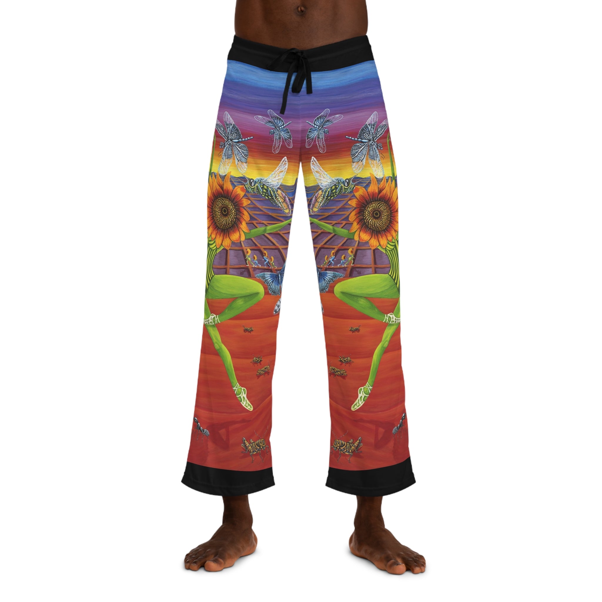 Honey and The Bees Pajama / Lounge Pants. Black
