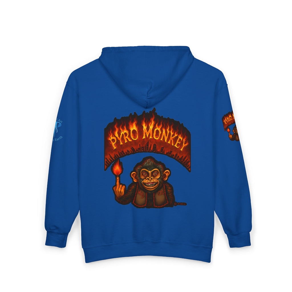 Pyro Monkey Zip Hoodie