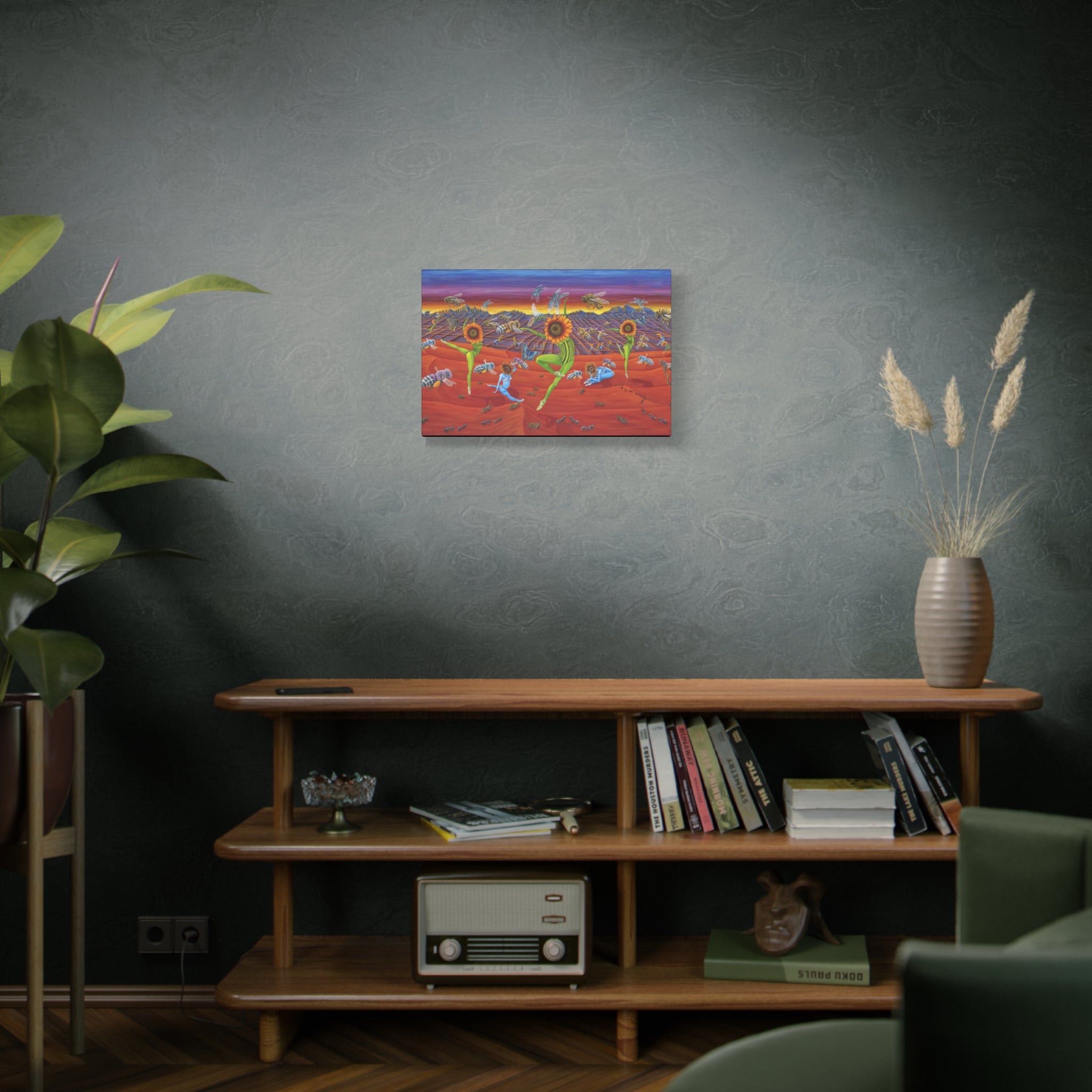 Honey and the Bees. Stretched Canvas Print