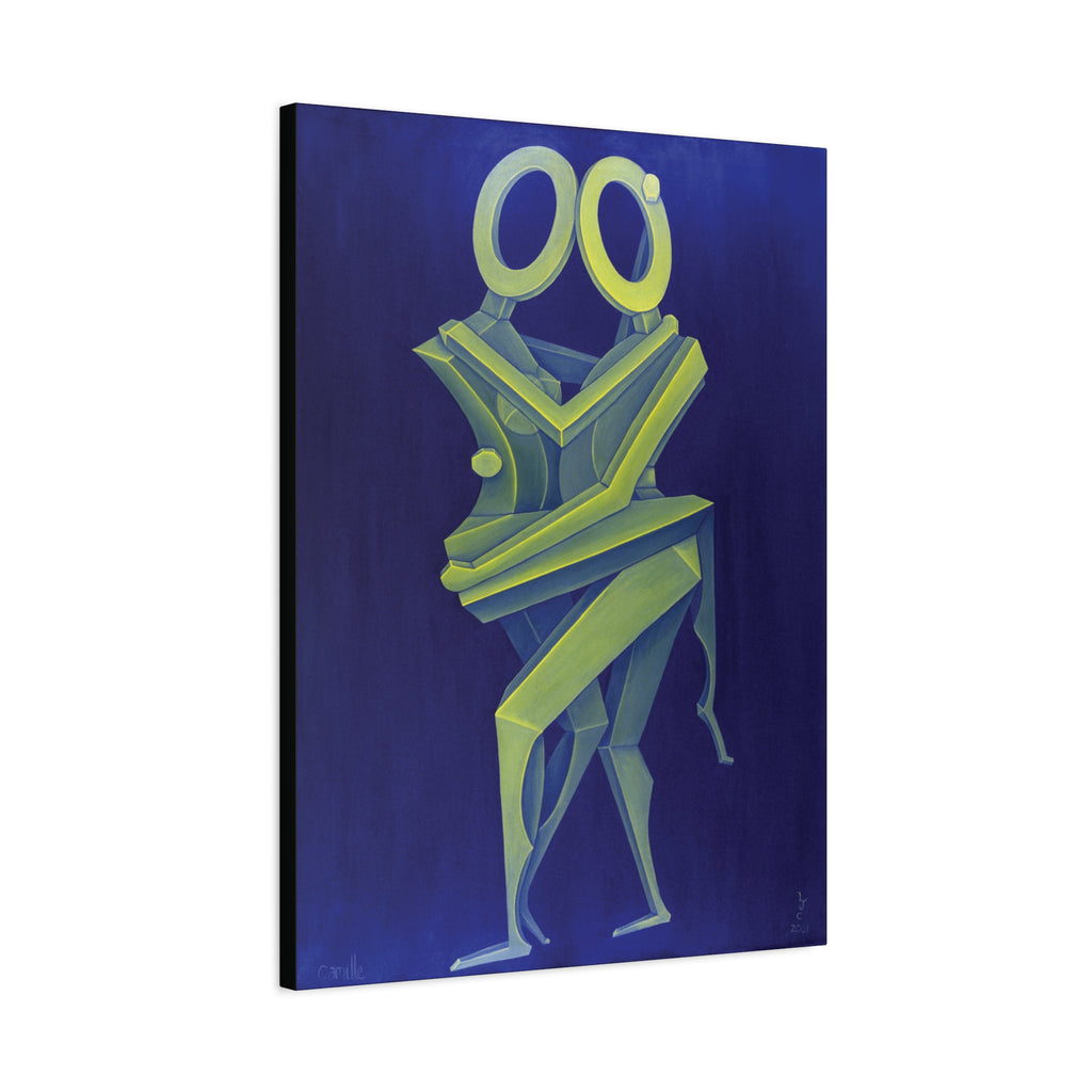 The Lovers Lovers Stretched Canvas Print