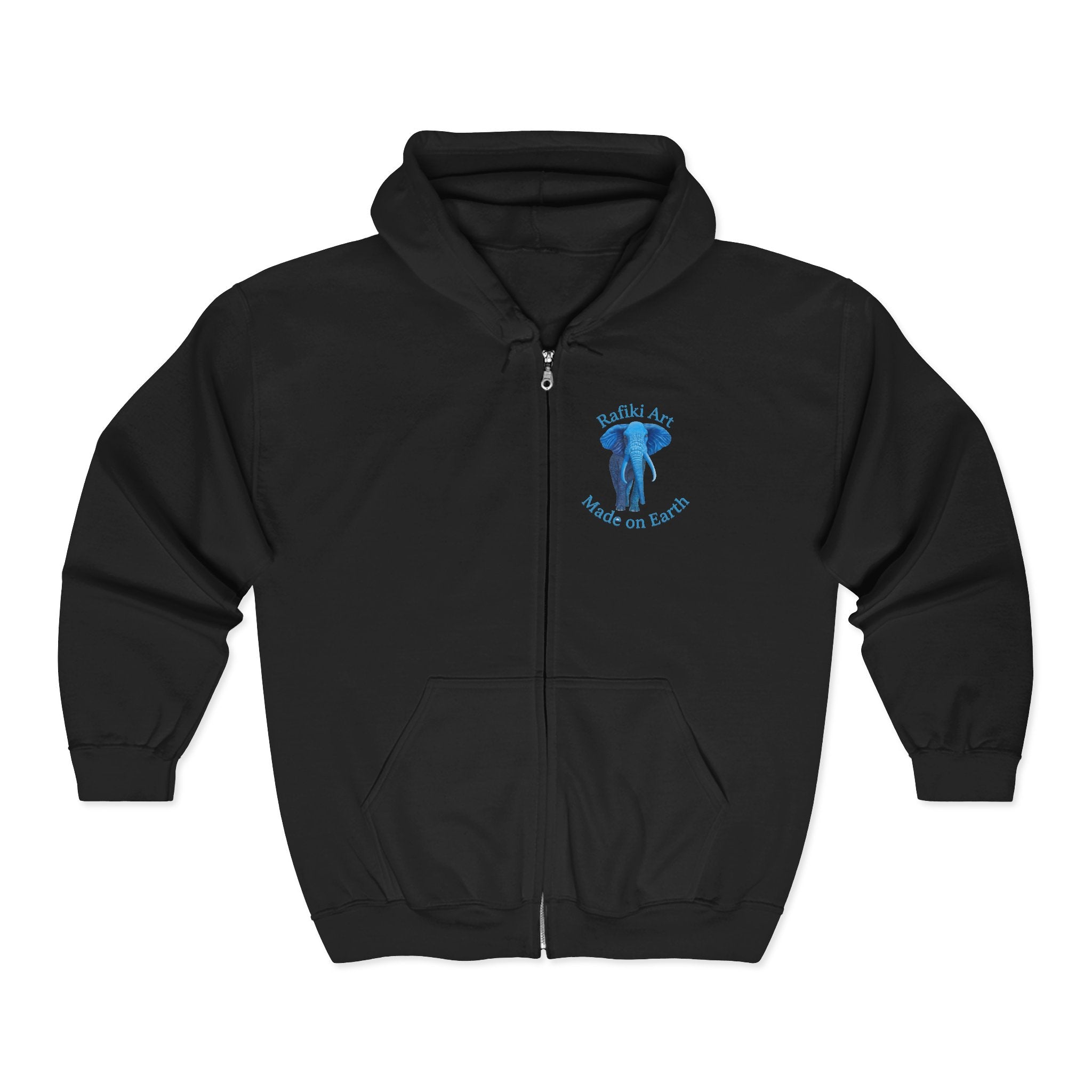 Blue Elephant Full-Zip Hoodie