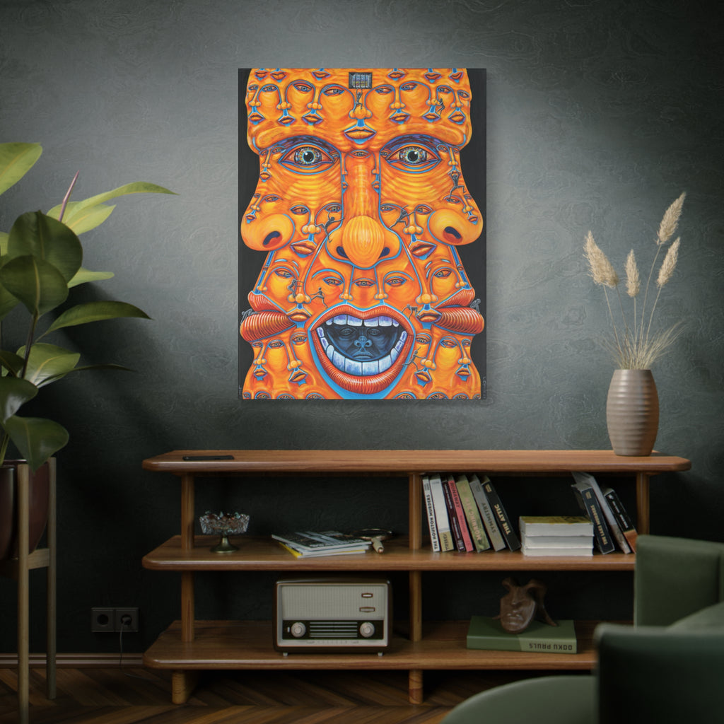 Trying to escape my mind. Stretched Canvas Print — LJ Camille Art