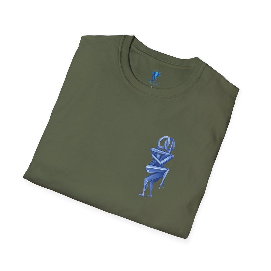 Blue Lovers Art Print T-Shirt