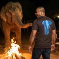 Safari Blue Elephant T-Shirt