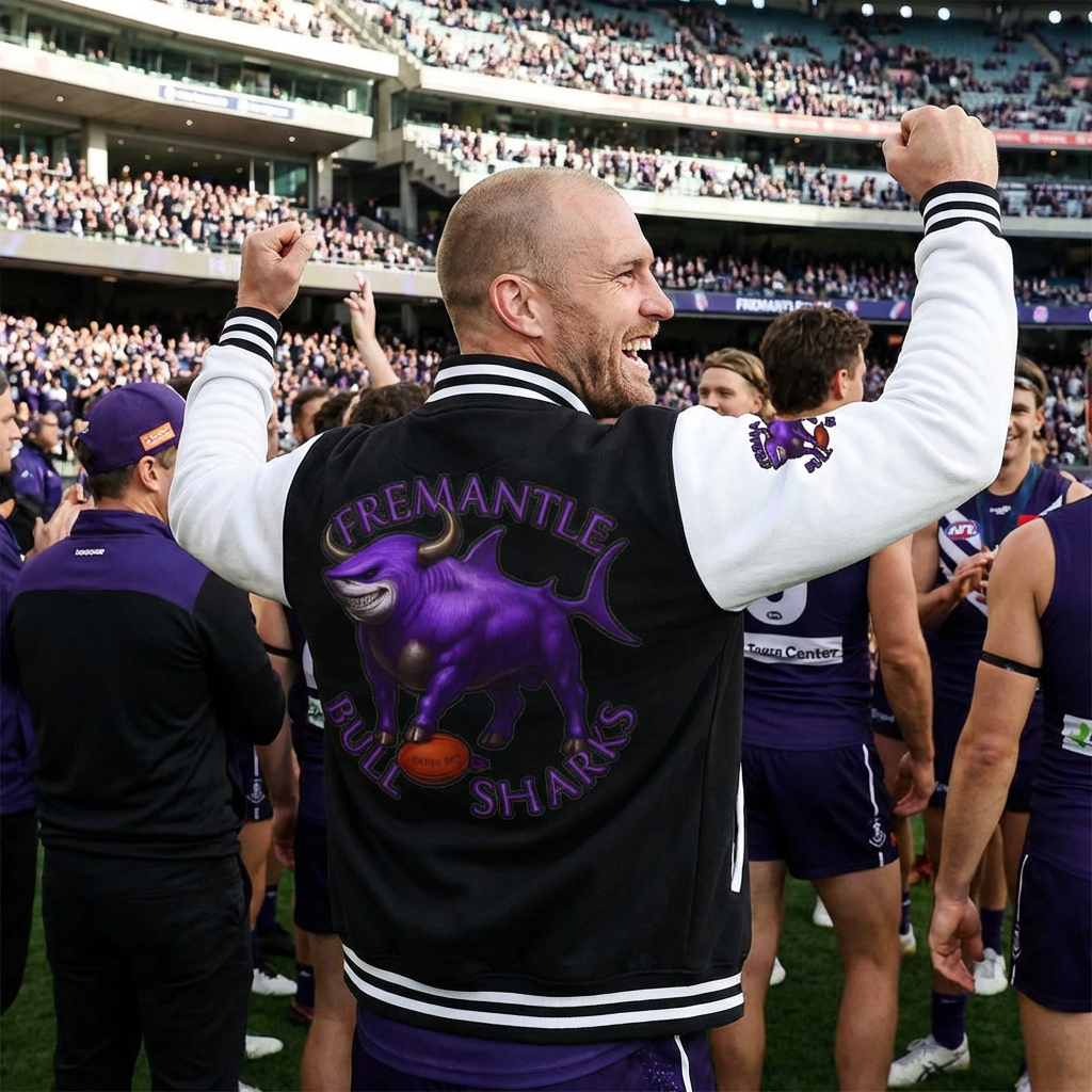 Fremantle Bull Sharks Letterman Jacket