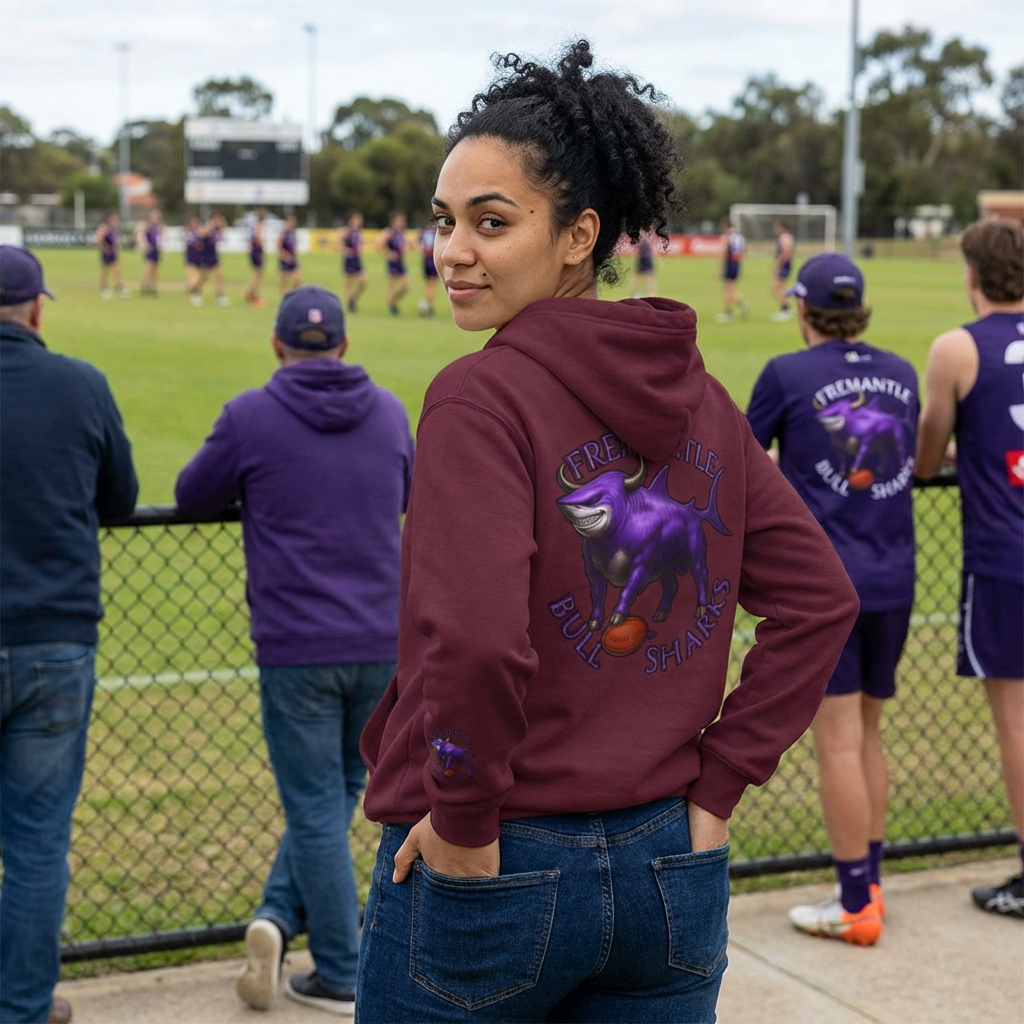1R.  Fremantle Bull Shark Hoodie