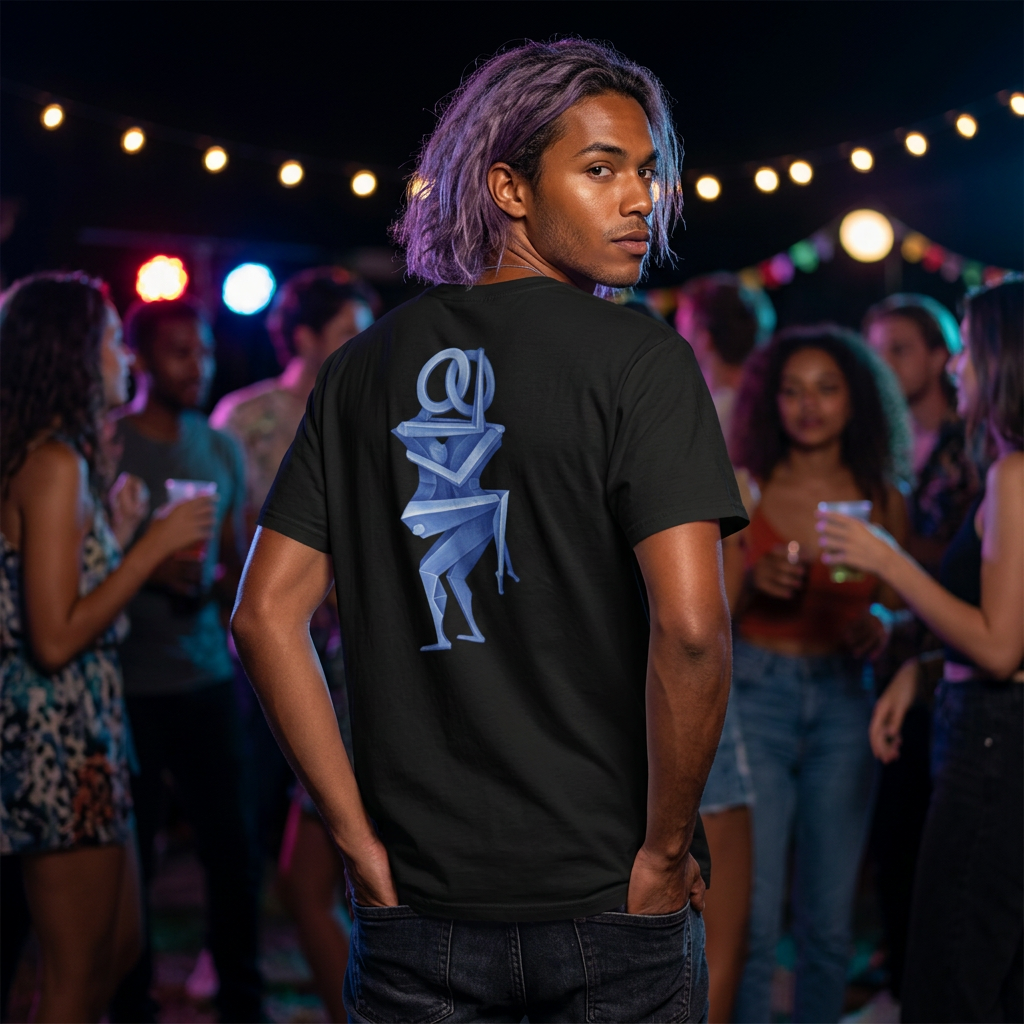 1C. Blue Lovers Art Print T-Shirt