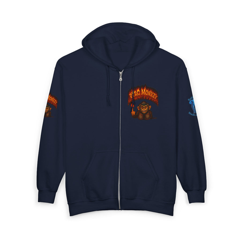 Pyro Monkey Zip Hoodie